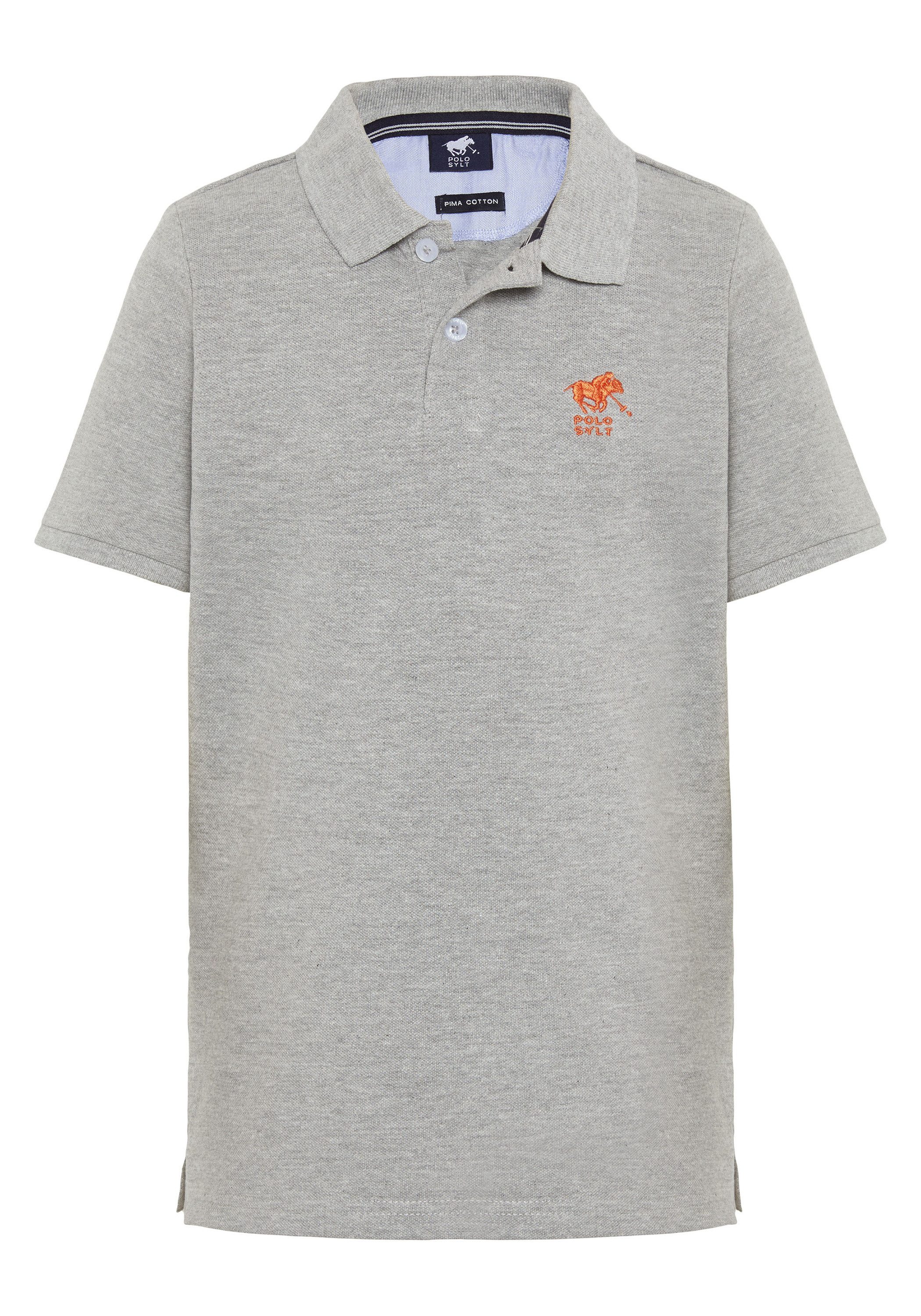 Poloshirt mit Logo-Stickerei