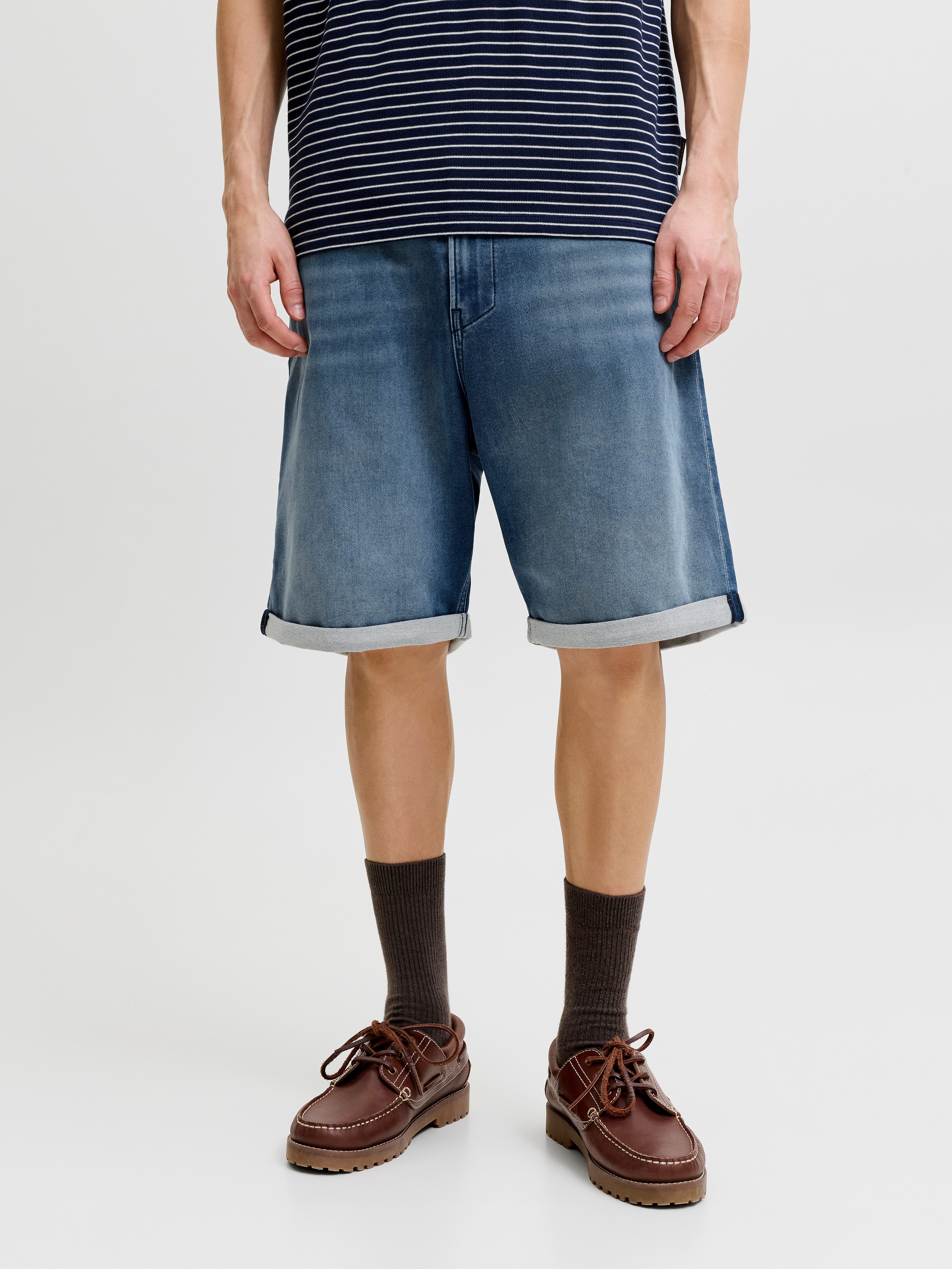 Jack & Jones Jeansbermudas JJITONY JJASHER I.K SHORTS GE 731 SN Baumwollmischung