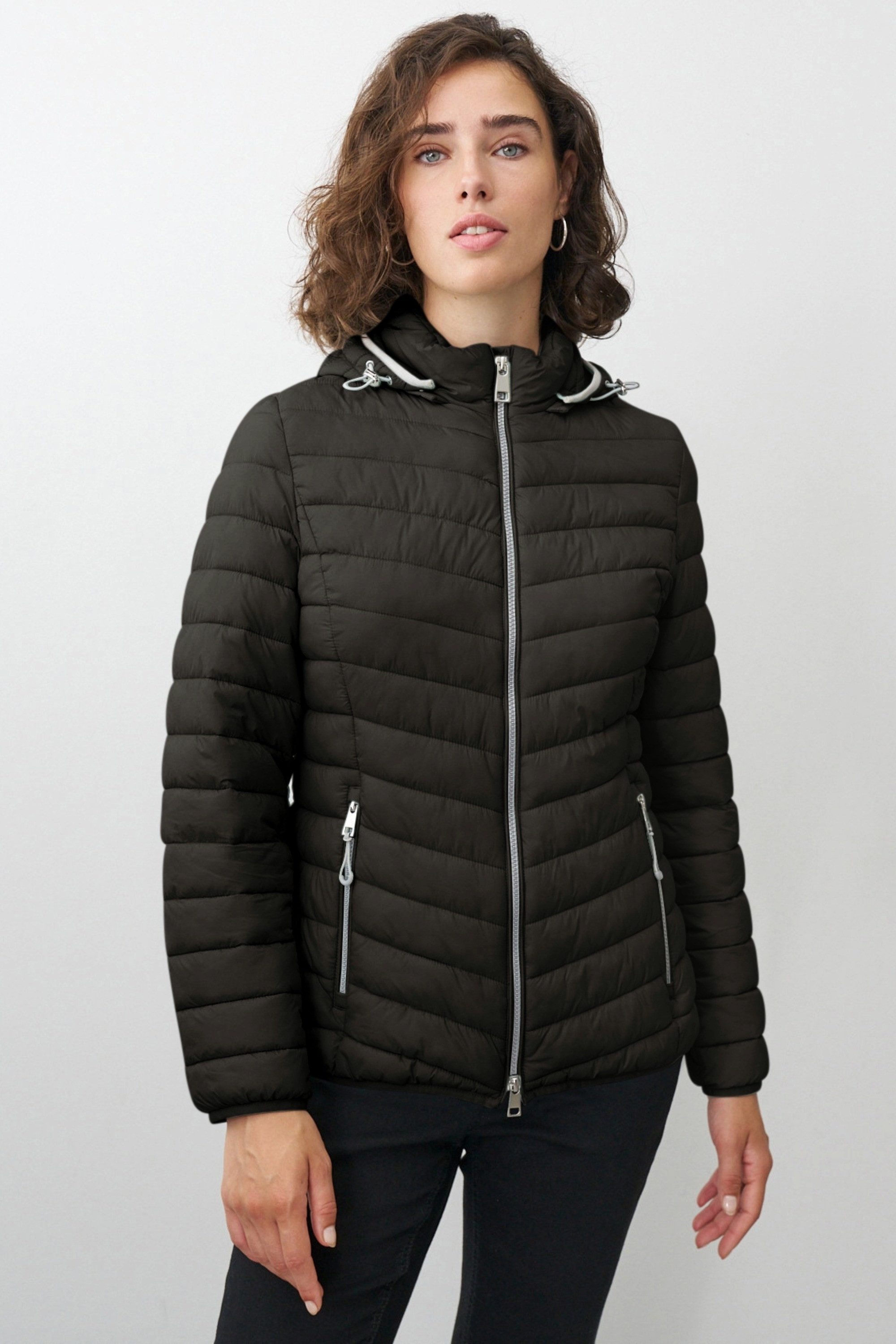 ONUA Steppjacke leichte Übergangsjacke o. Frühlingsjacke Damen mit abnehmbarer Kapuze