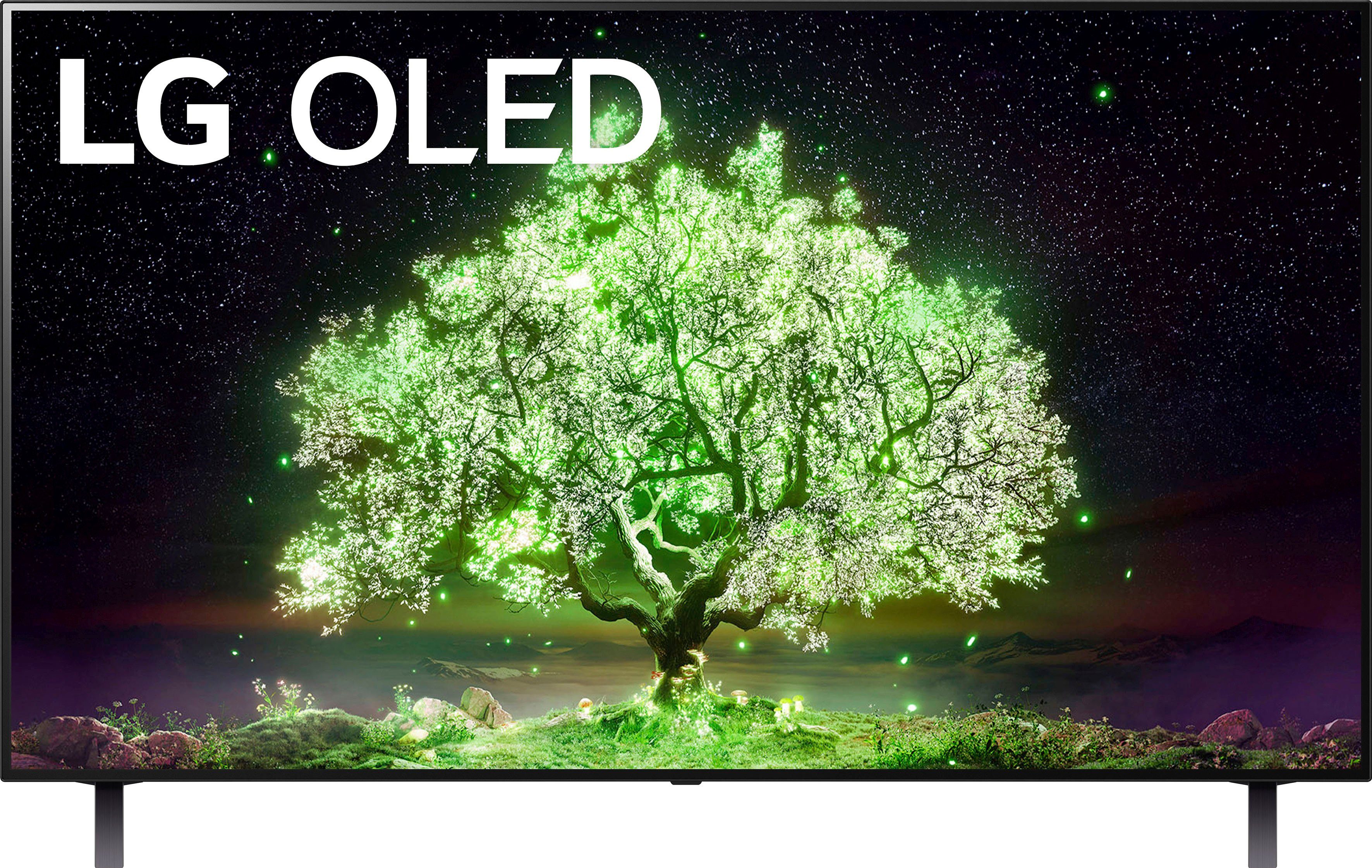 LG OLED48A19LA OLED-Fernseher (121 cm/48 Zoll, 4K Ultra HD, Smart-TV, α7  Gen4 4K AI-Prozessor, Sprachassistenten, Dolby Vision IQ™, Dolby Atmos)