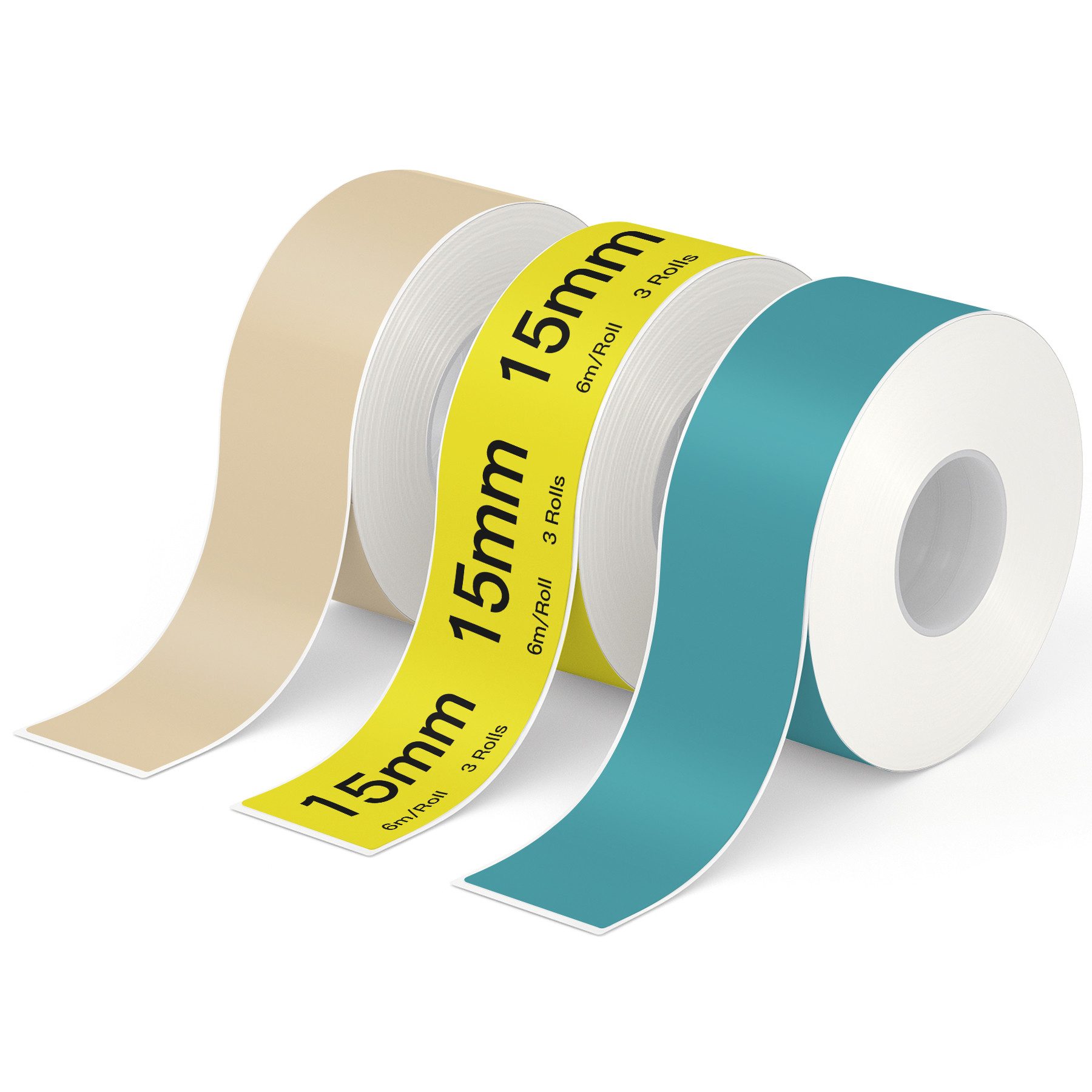 Inateck Etikettenpapier Wasser- und ölabweisendes Thermopapier, 3 Rollen/Box, für Büro und Zuhause