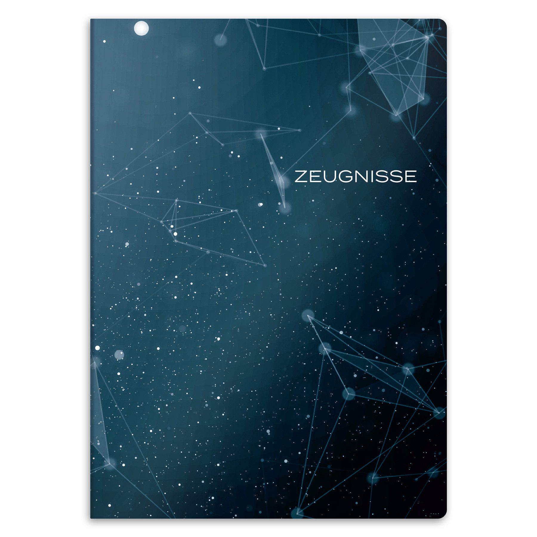 itenga Organisationsmappe itenga Zeugnismappe A4 Kunststoff Sichtbuch Motiv High Tech Abstrakt