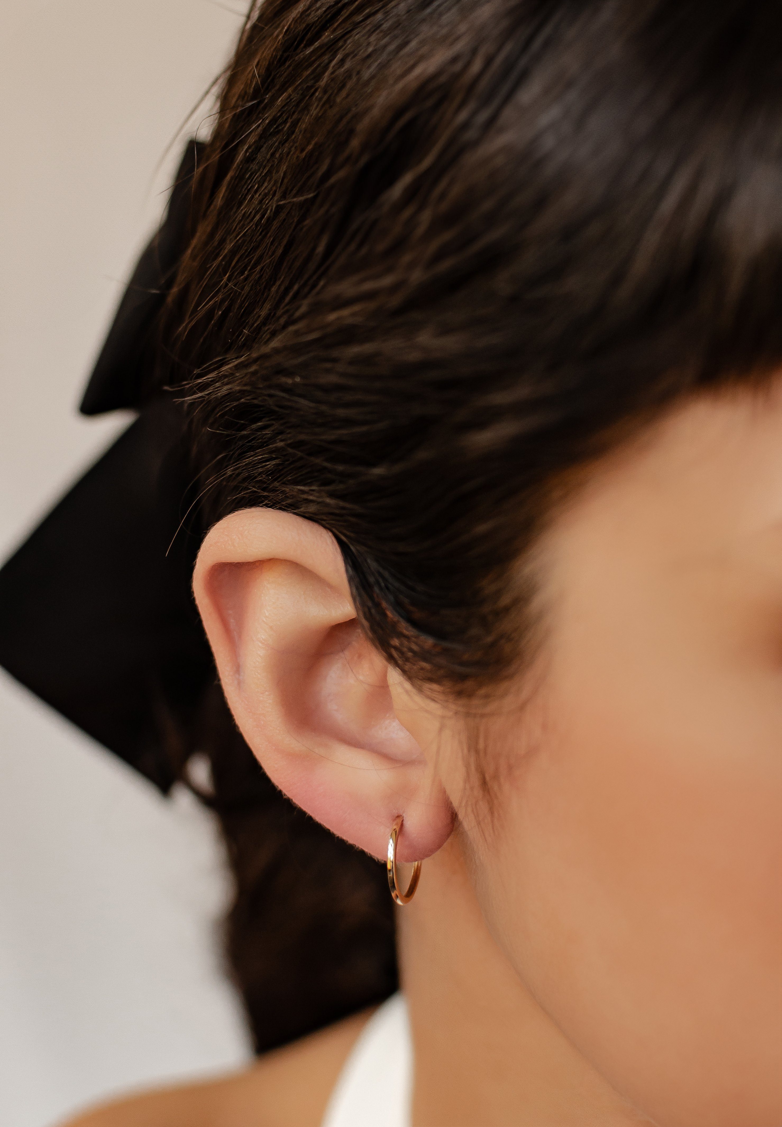 Dear Me Paar Creolen Ohrringe Gold 585 Damen Klein Mittel Groß, Gelbgold We günstig online kaufen