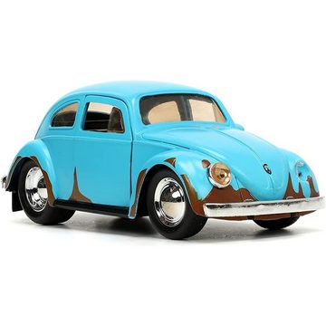 JADA Spielzeug-Auto 1959 VW Beetle, (Spielzeugauto, 1, 1-tlg., Inkl. Die-Cast Stitch Figur), 1:32, blau, Modellauto