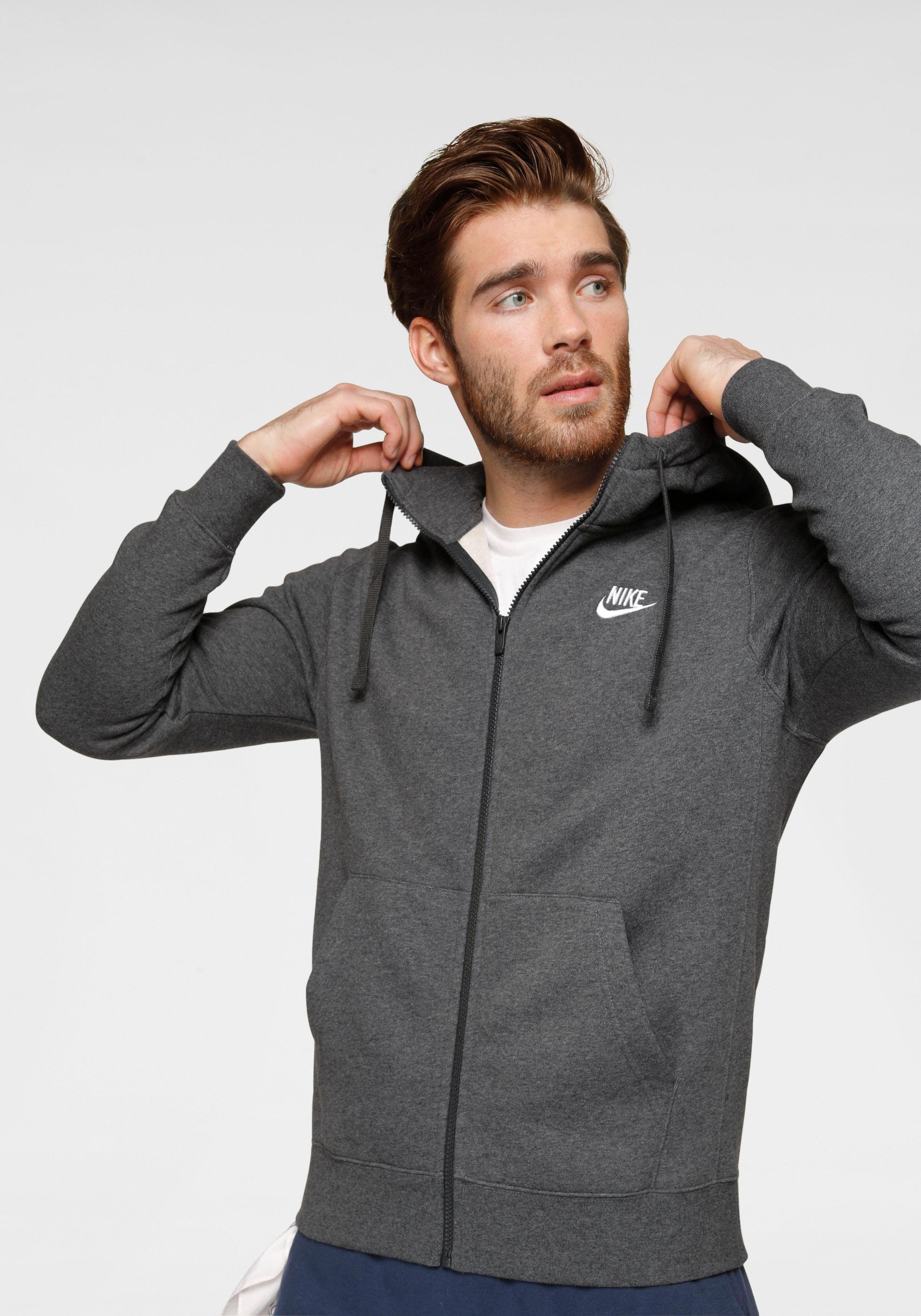 Nike Sportswear anthrazit Hoodie Men's Sweatjacke Club Fleece Full-Zip