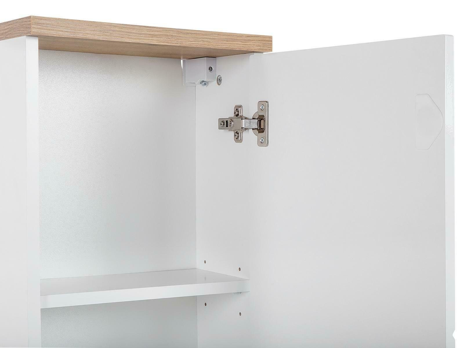 JVmoebel Hängeschrank Apotheken Badezimmer in Made Schränke Holz Regal Schrank Badmöbel Europe Weiße