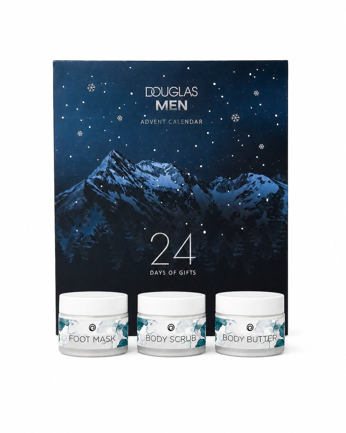 Douglas Adventskalender Men PFLEGE Advent Calendar 2026 (24 Days of Gifts, 27-tlg), inkl. 3 Wellnessartikel