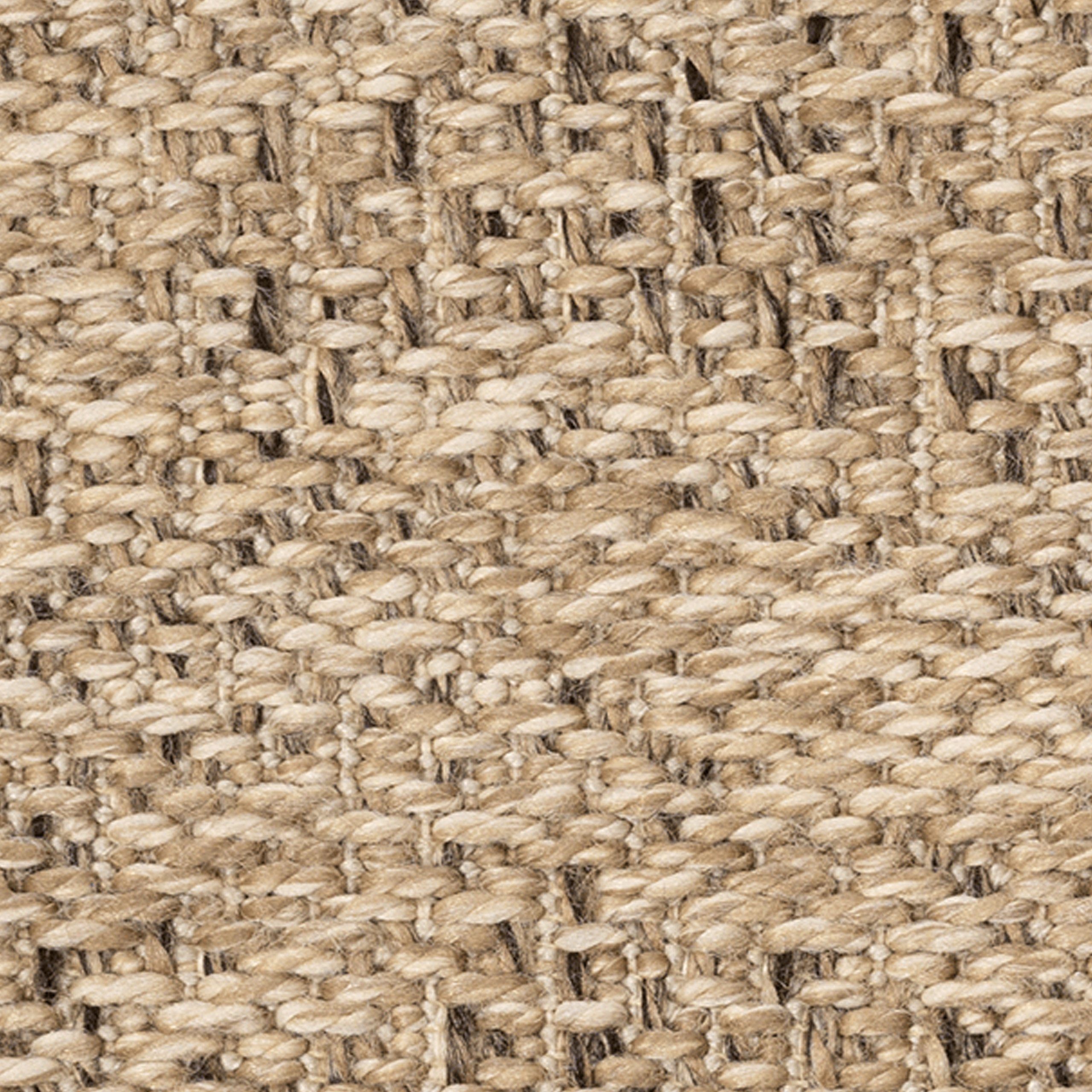 Carpetia, rechteckig, in Outdoorteppich Zick-Zack-Muster Höhe: 5 Outdoorteppich Naturfarben, mm mit