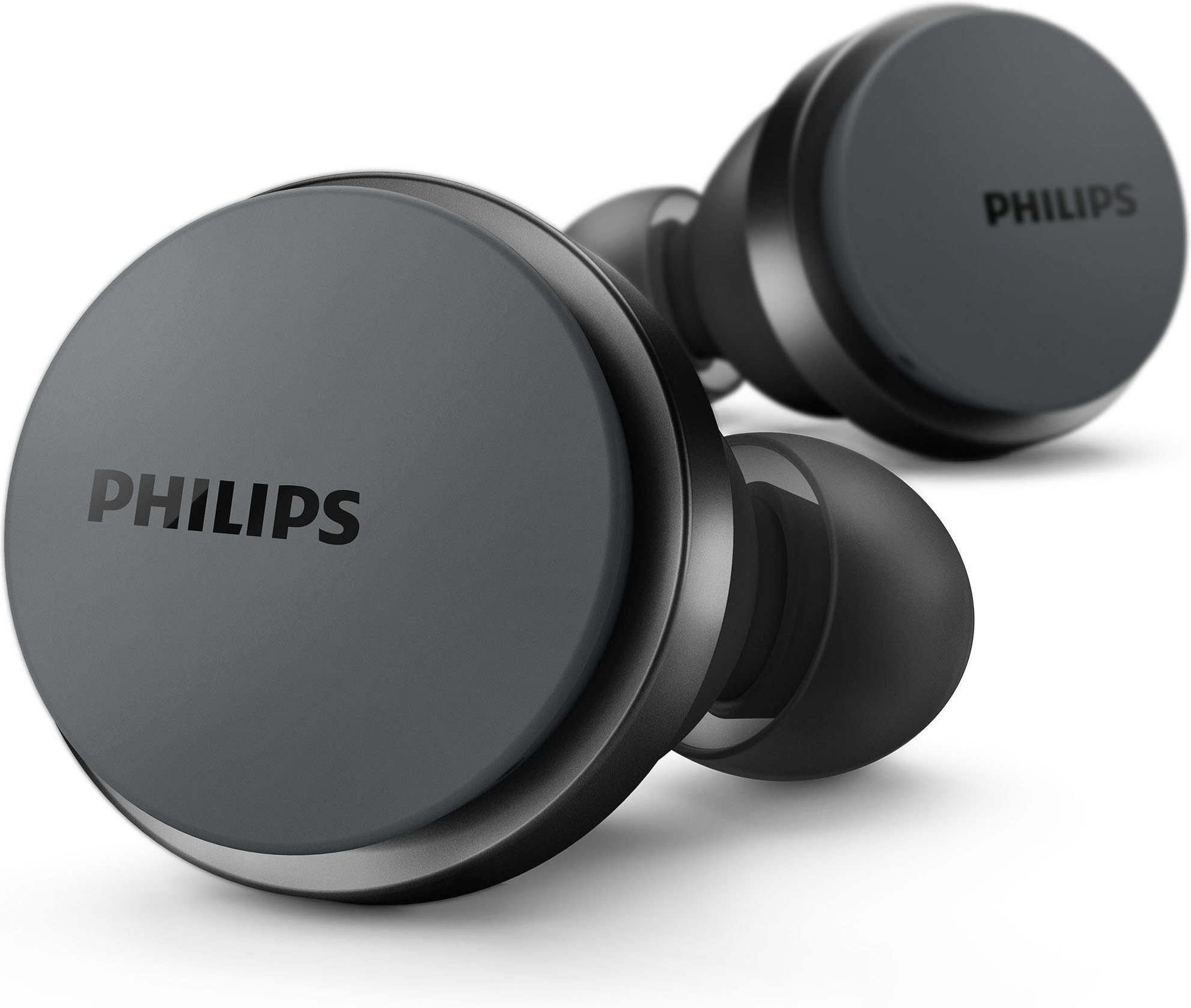 Wireless, Philips Bluetooth, A2DP wireless für HFP) Musik, Steuerung Anrufe In-Ear-Kopfhörer True schwarz TAT8506 Bluetooth, AVRCP und Pro, (Noise-Cancelling integrierte
