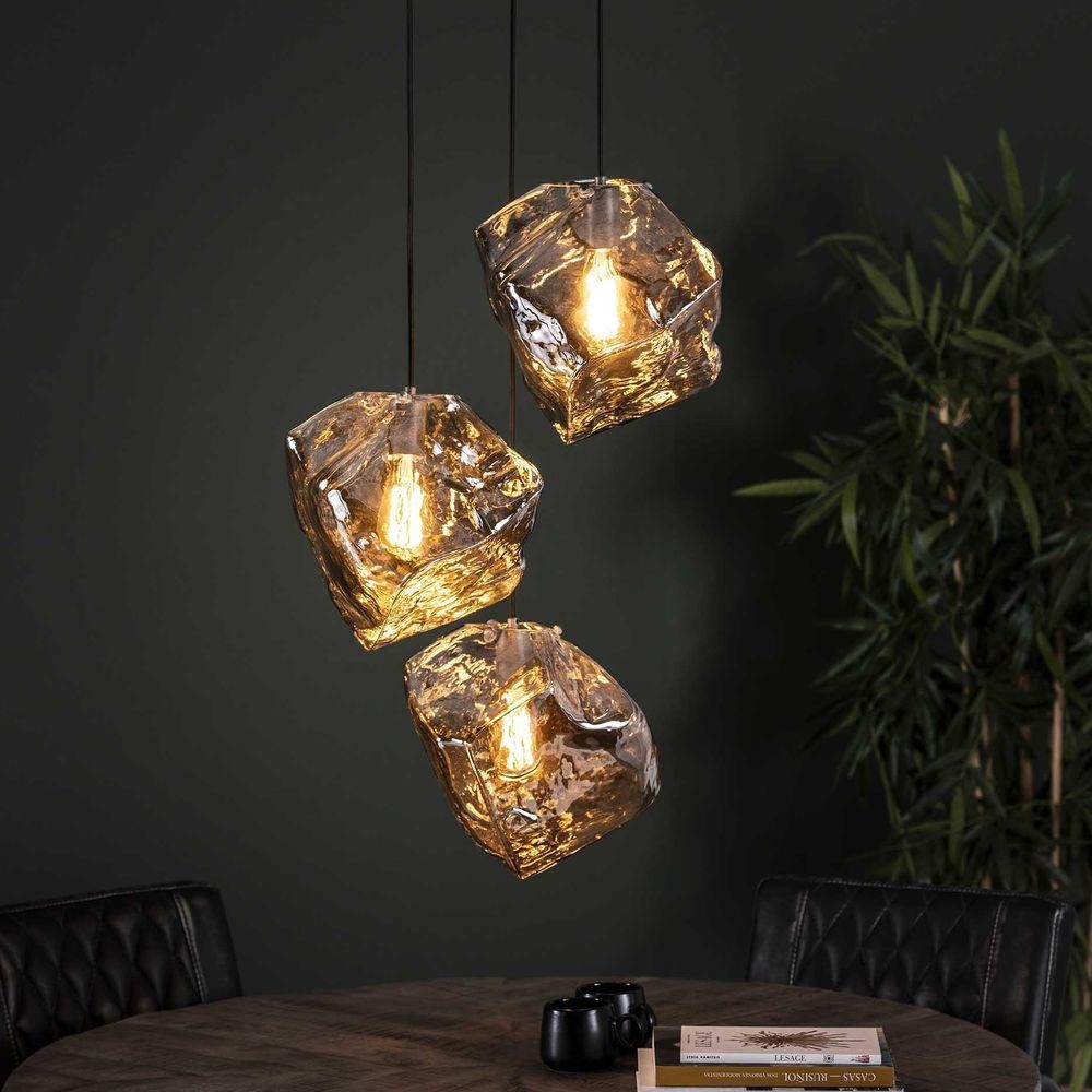 famlights Pendelleuchte famlights, Pendelleuchte Jakub in Transparent