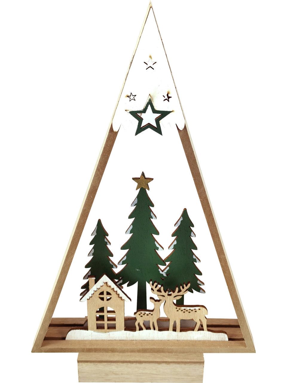 Trend Line Weihnachtsdorf TrendLine Deko Aufsteller Holz Weihnachtsdorf 20 x