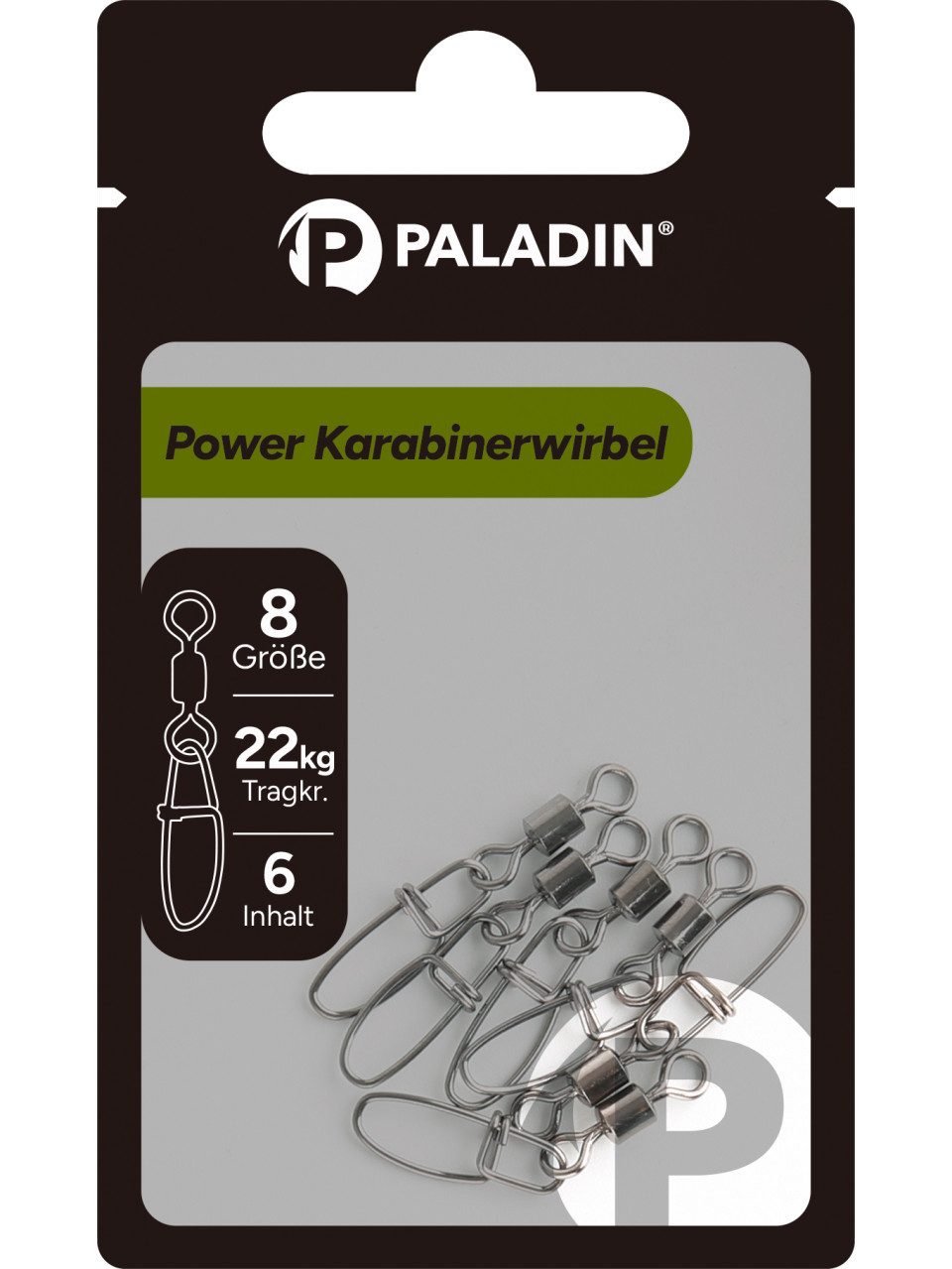 Paladin Lotblei Paladin Angelzubehör Safety Karabinerwirbel Gr. 6