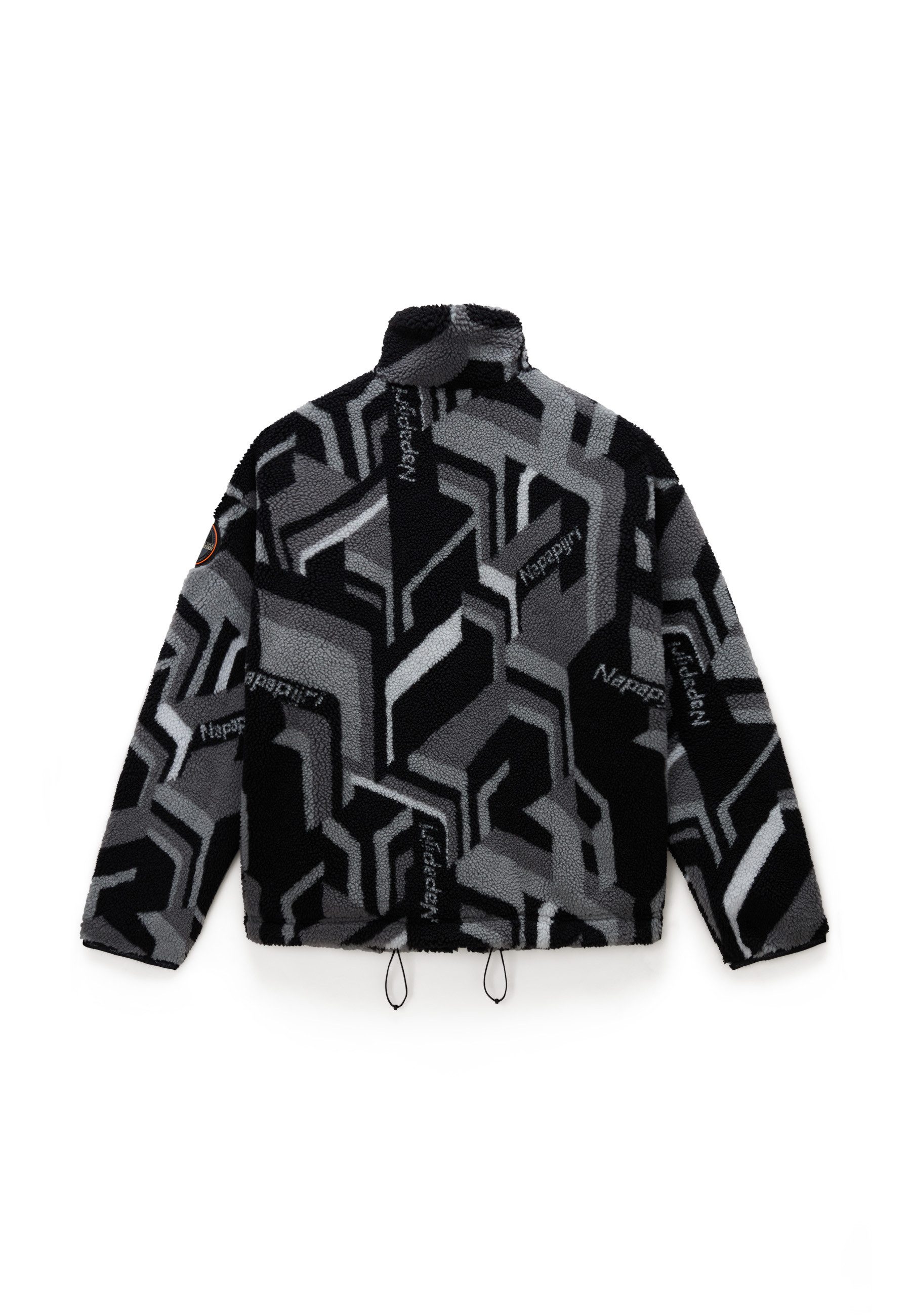 Napapijri Fleecepullover T-FIEMME mit hohem Stehkragen, wärmendes und atmungsaktives Polyester – Bild 5 von 5