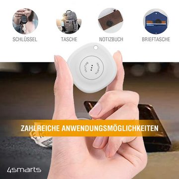 4smarts Standort-Finder SkyTag 4er Set GPS-Tracker (Multi-Pack AirTag Alternative Wo ist? Find My Mfi-zertifiziert)