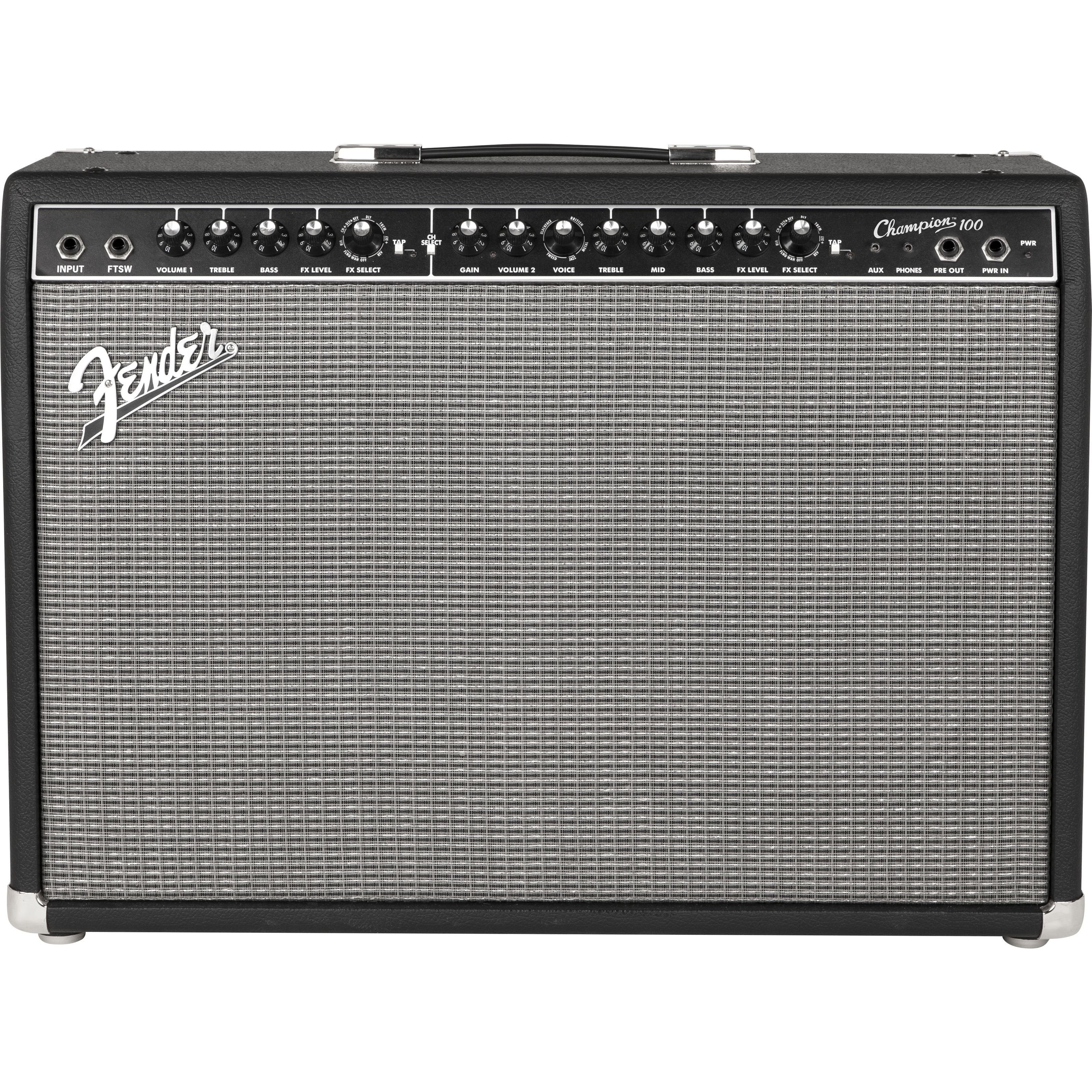 Fender Verstärker (Champion 100 Combo - Transistor Combo Verstärker für E-Gitarre)