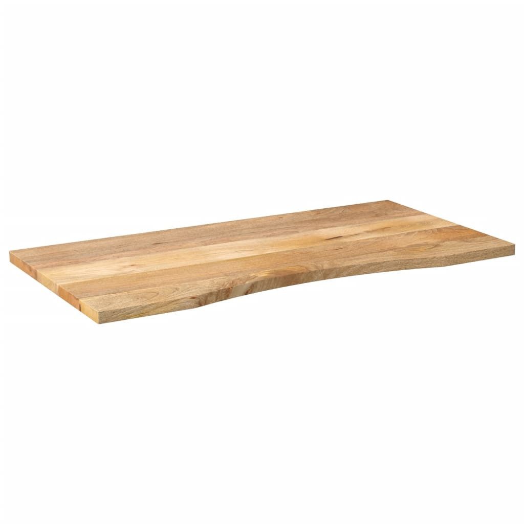 vidaXL Tischplatte Schreibtischplatte mit Aussparung 120x60x2,5cm Massivholz