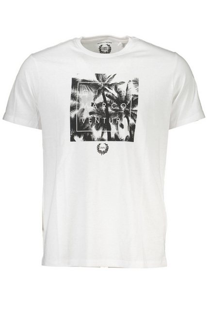 GIAN MARCO VENTURI T-Shirt Weißes Herren-T-Shirt mit Rundhalsausschnitt und günstig online kaufen