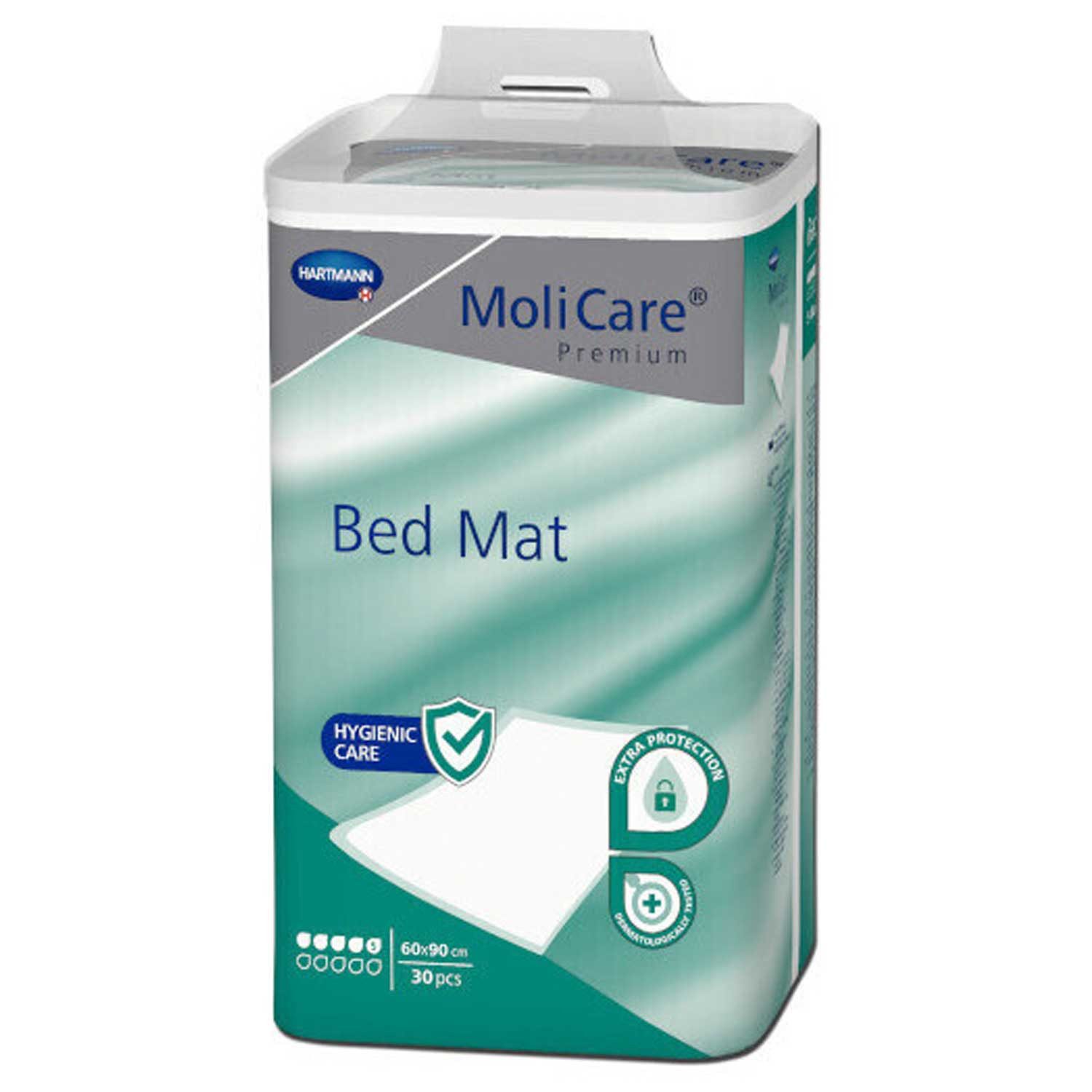 Inkontinenzauflage MoliCare® Premium Bed Mat 5 Tropfen - 60x90 cm 1x30 Stück PAUL HARTMANN AG
