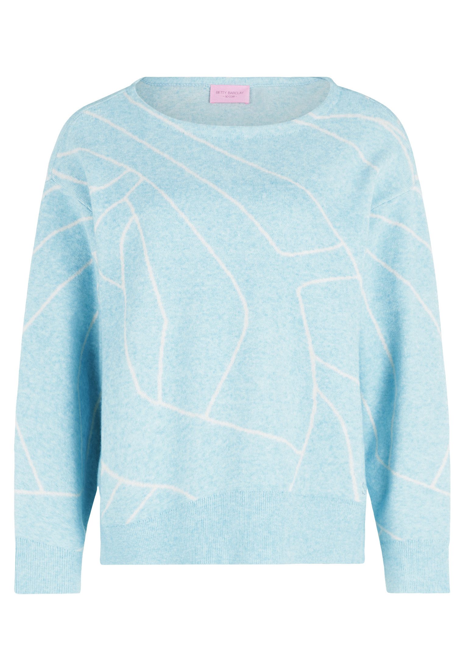 Betty Barclay Strickpullover Damen Strickpullover mit Jacquard (1-tlg) Jacq günstig online kaufen
