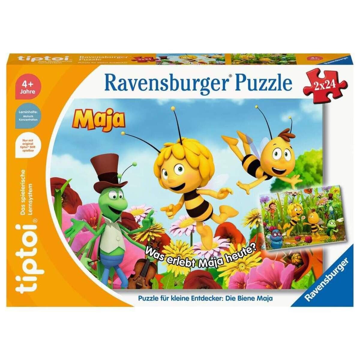 Ravensburger Пазлы Ravensburger tiptoi® Пазлы für kleine Entdecker: Die Biene Maja, Пазлыteile