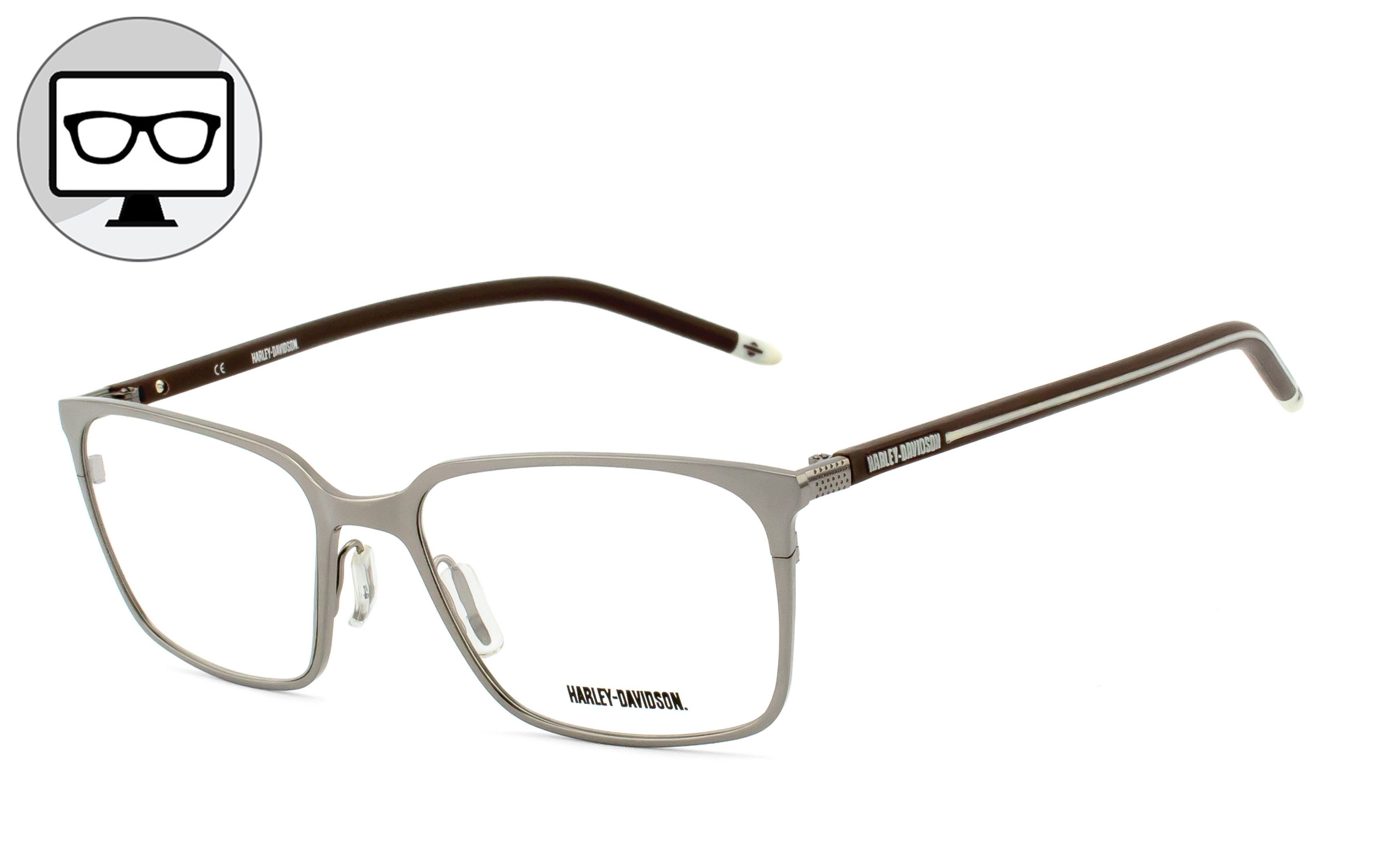 Brille HARLEY-DAVIDSON Blaulicht Bürobrille, Blaulichtfilter Brille, ohne Sehstärke Gamingbrille, Brille, Bildschirmbrille,