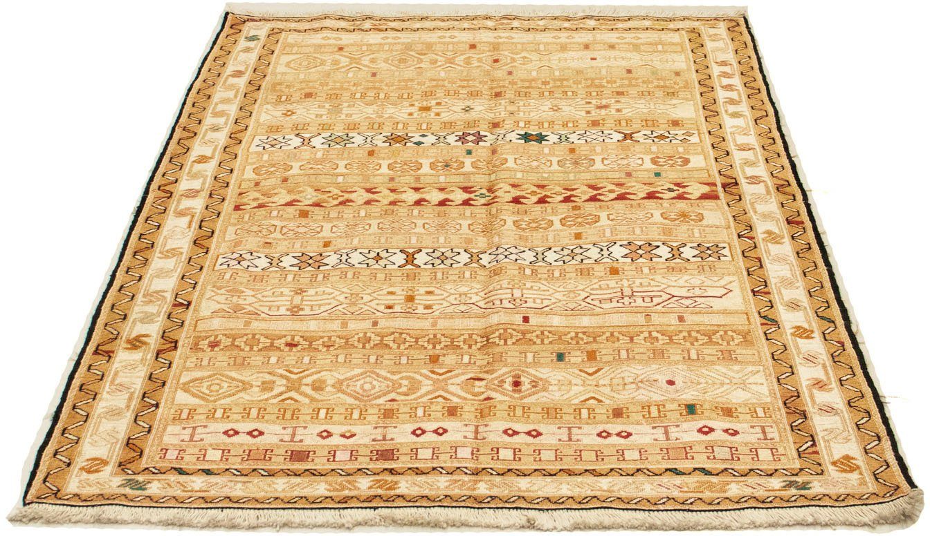 Wollteppich Täbriz Teppich handgeknüpft mehrfarbig, morgenland, rechteckig, Höhe: 8 mm