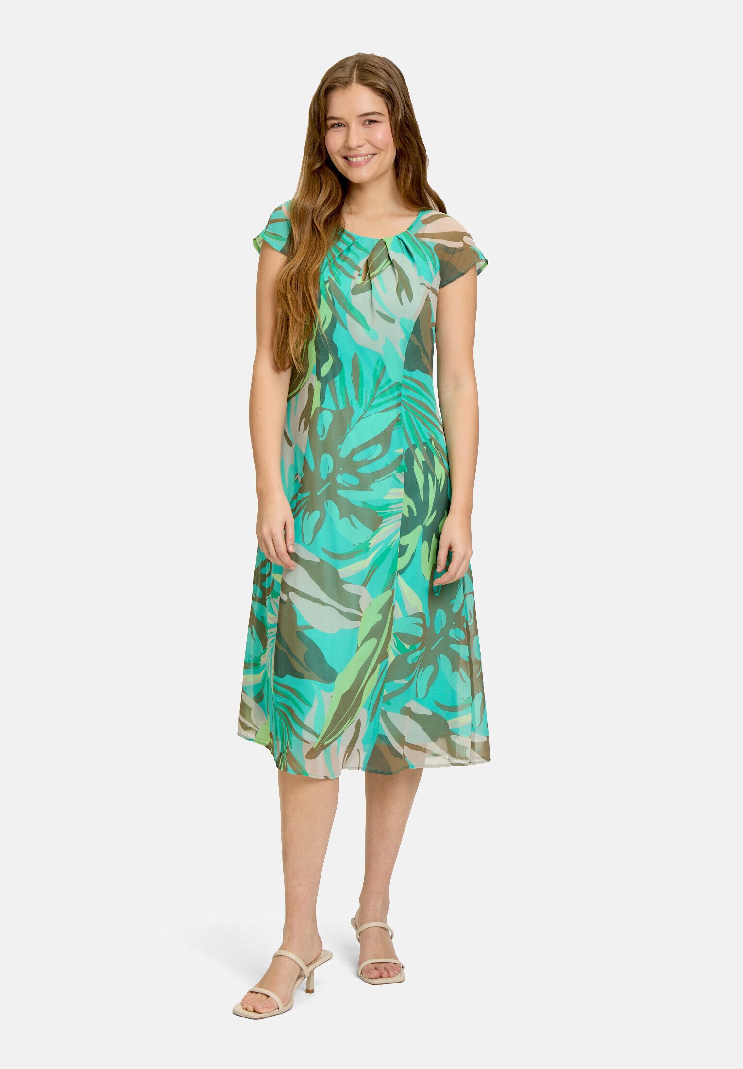 Betty Barclay Chiffonkleid Damen figurbetont Form