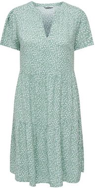 ONLY Sommerkleid ONLZALLY LIFE S/S THEA DRESS NOOS PTM mit Stufen Volant