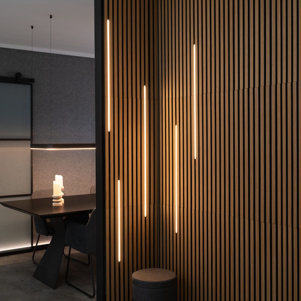 HOME DELUXE LED Lichtleiste für Akustikpaneel NOX, LED Leiste, Beleuchtungs günstig online kaufen