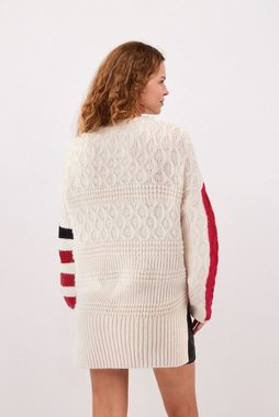 Next Rundhalspullover Preen Pullover mit Zopfmuster-Mix (1-tlg)