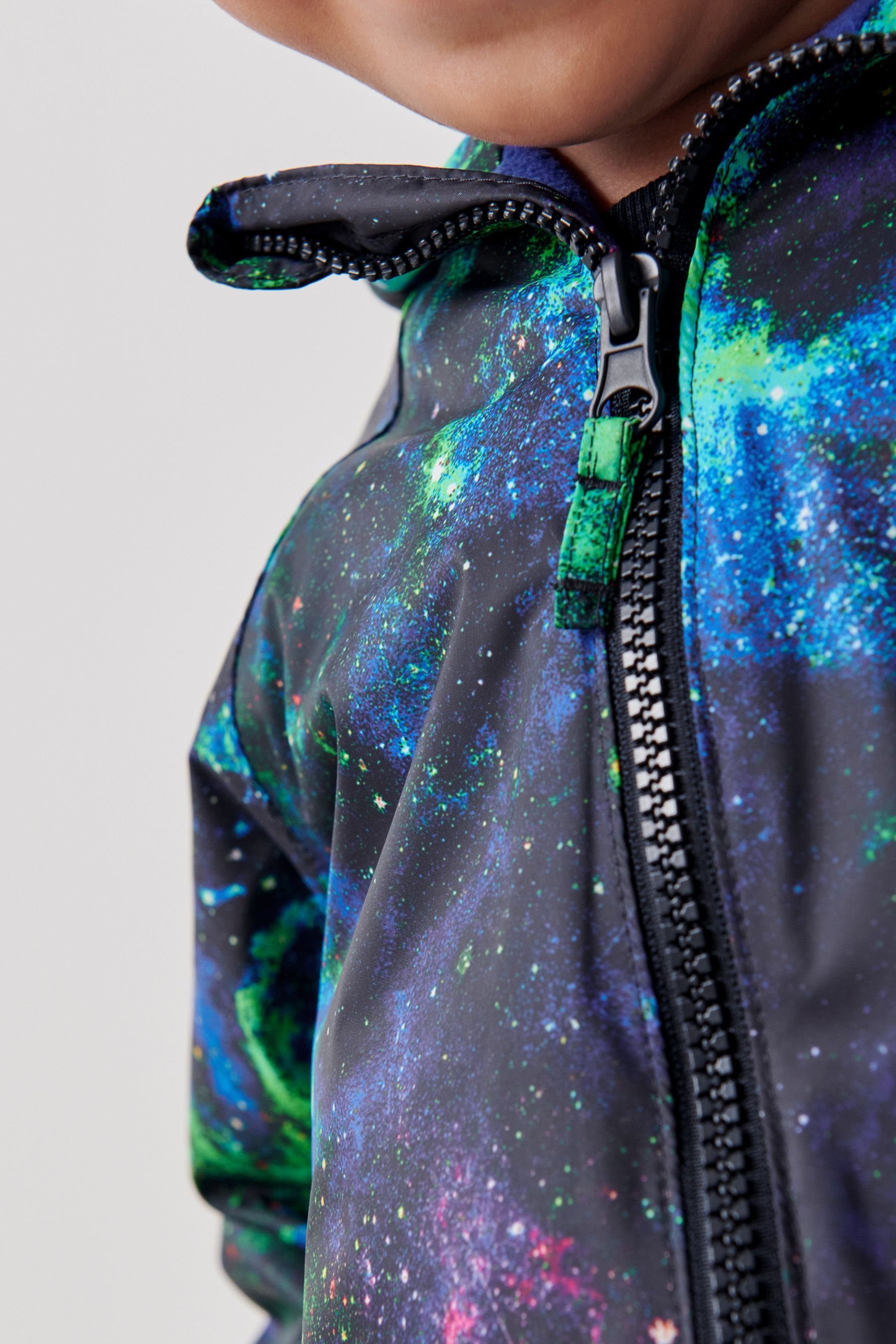 Galaxy Matschanzug Regenoverall Next mit Print (1-tlg) Fleece-Futter