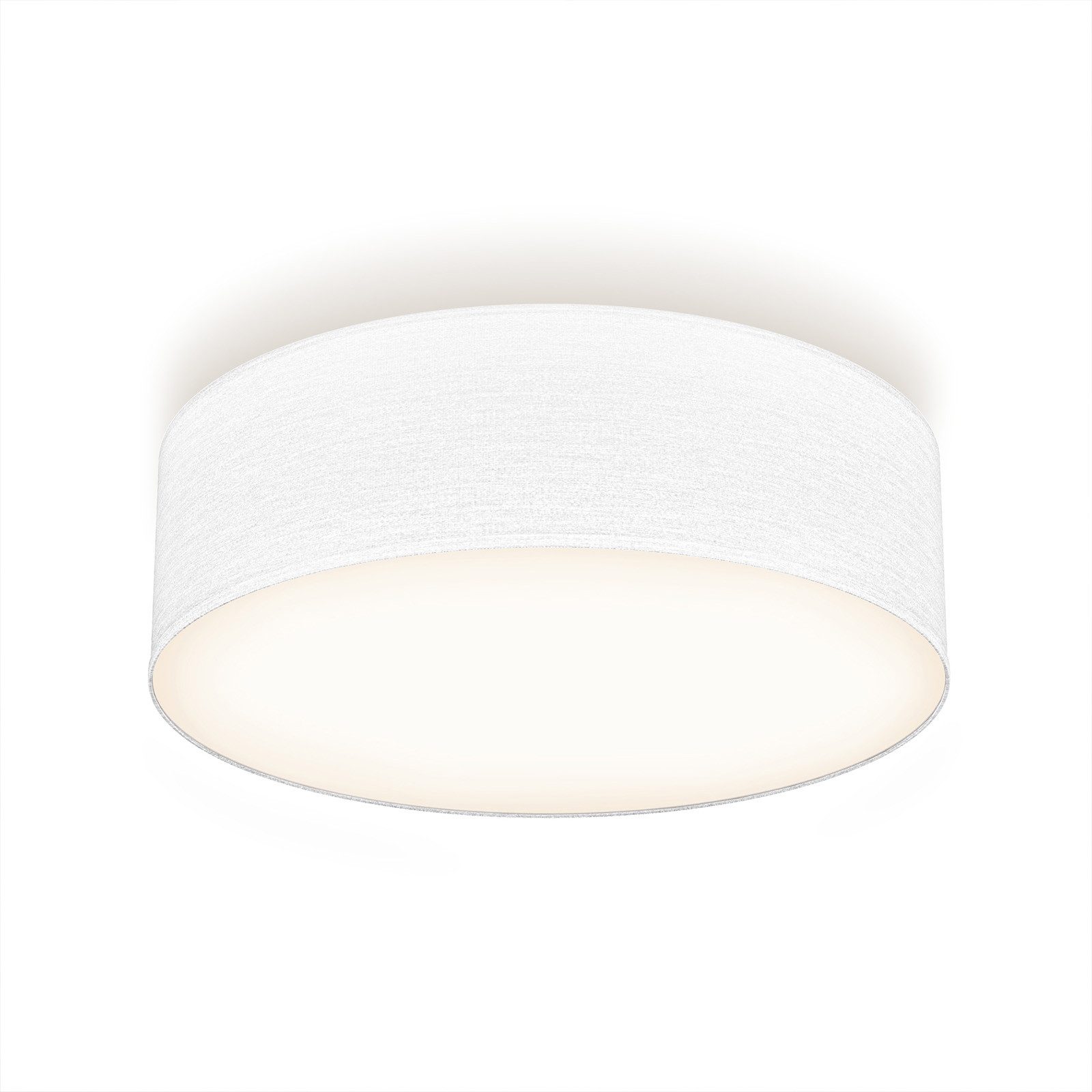 B.K.Licht LED Deckenleuchte Deckenleuchte Stoff-Deckenlampe Ø30cm 1-flammig günstig online kaufen