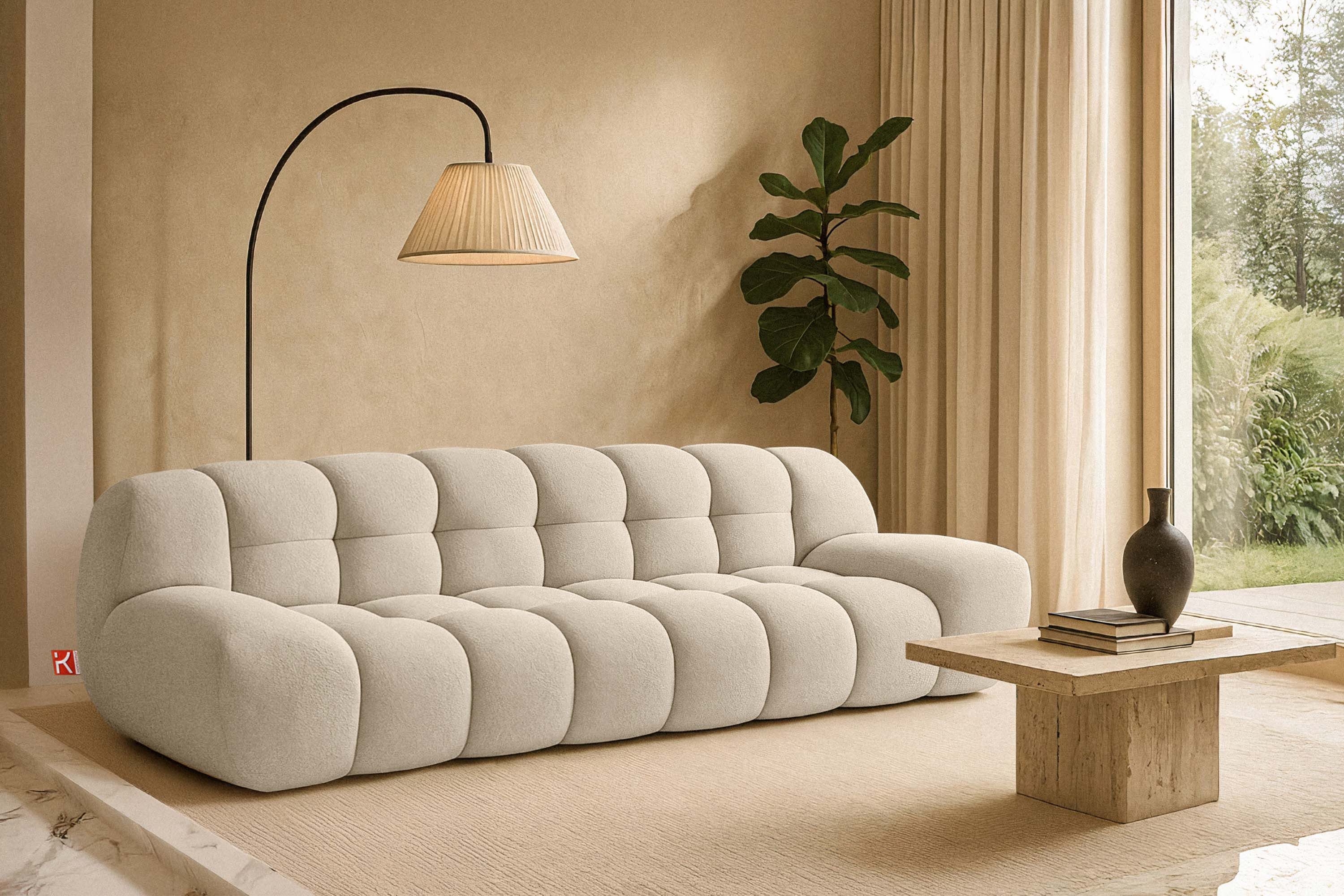 KONSIMO® Sofa VENA Einzelsofa, Japandi-Stil, Premiumqualität günstig online kaufen