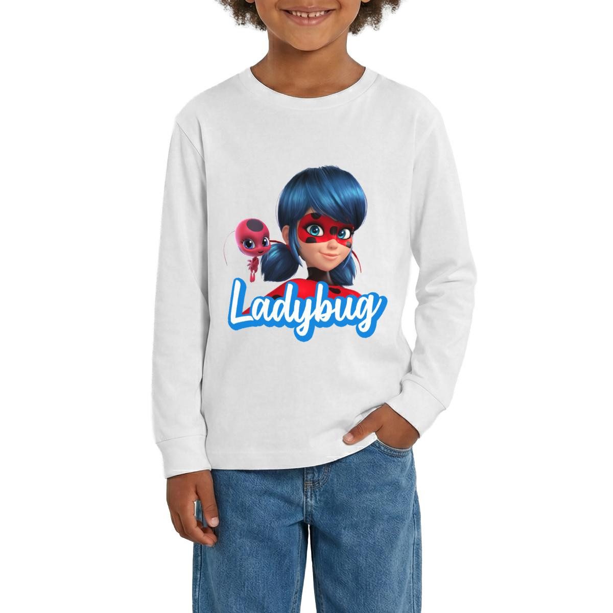 Spreadshirt T-Shirt Miraculous Ladybug Tikki Teenager Premium Langarmshirt (1-tlg)