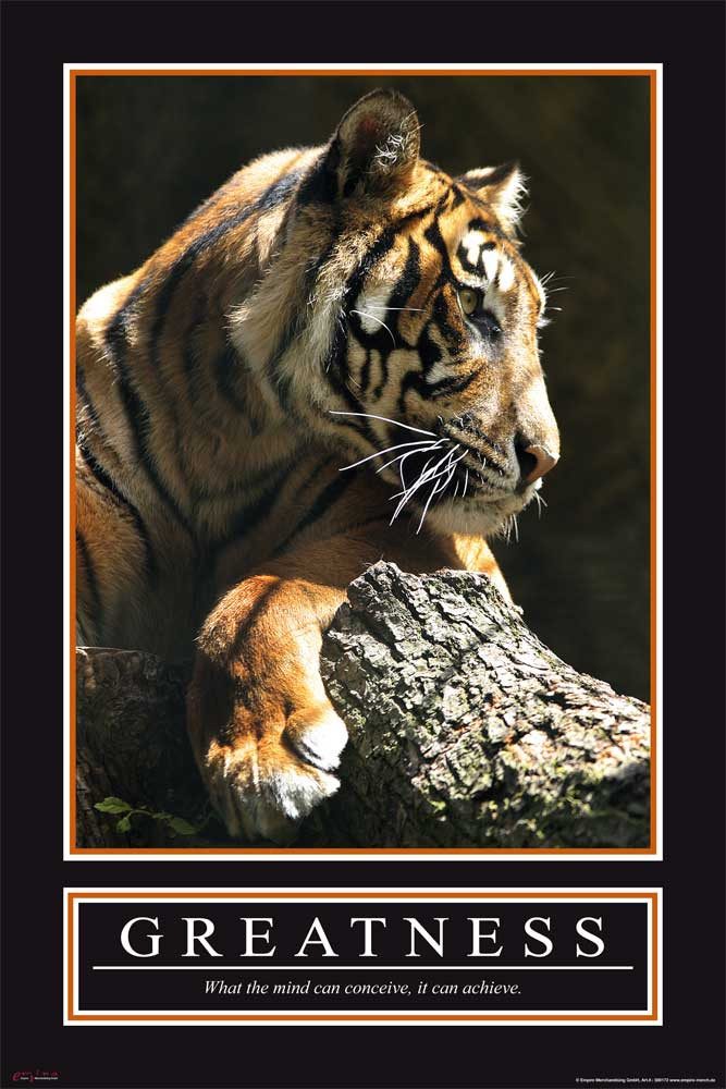 Poster Motivational - Poster - Greatness