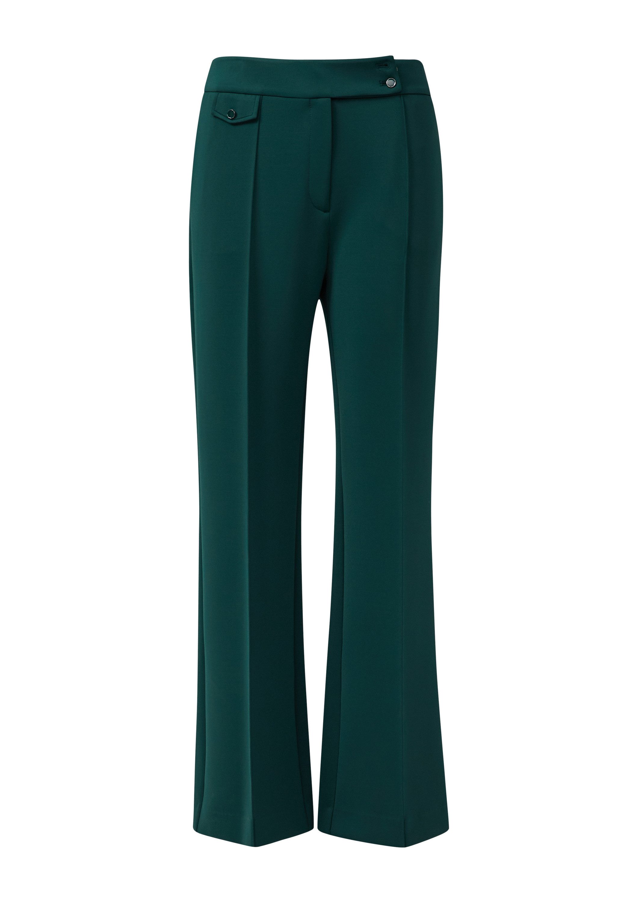 s.Oliver Chinos Hose Scuba-Hose mit Biesen und Zierknöpfen günstig online kaufen