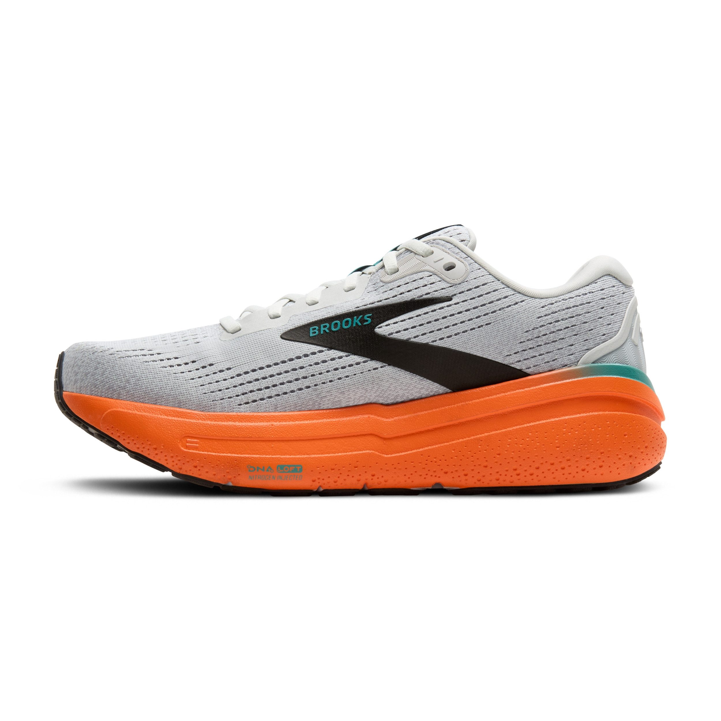 Brooks Ghost Max 2 OYSTER MUSHROOM/ORANGE/TEAL Laufschuh
