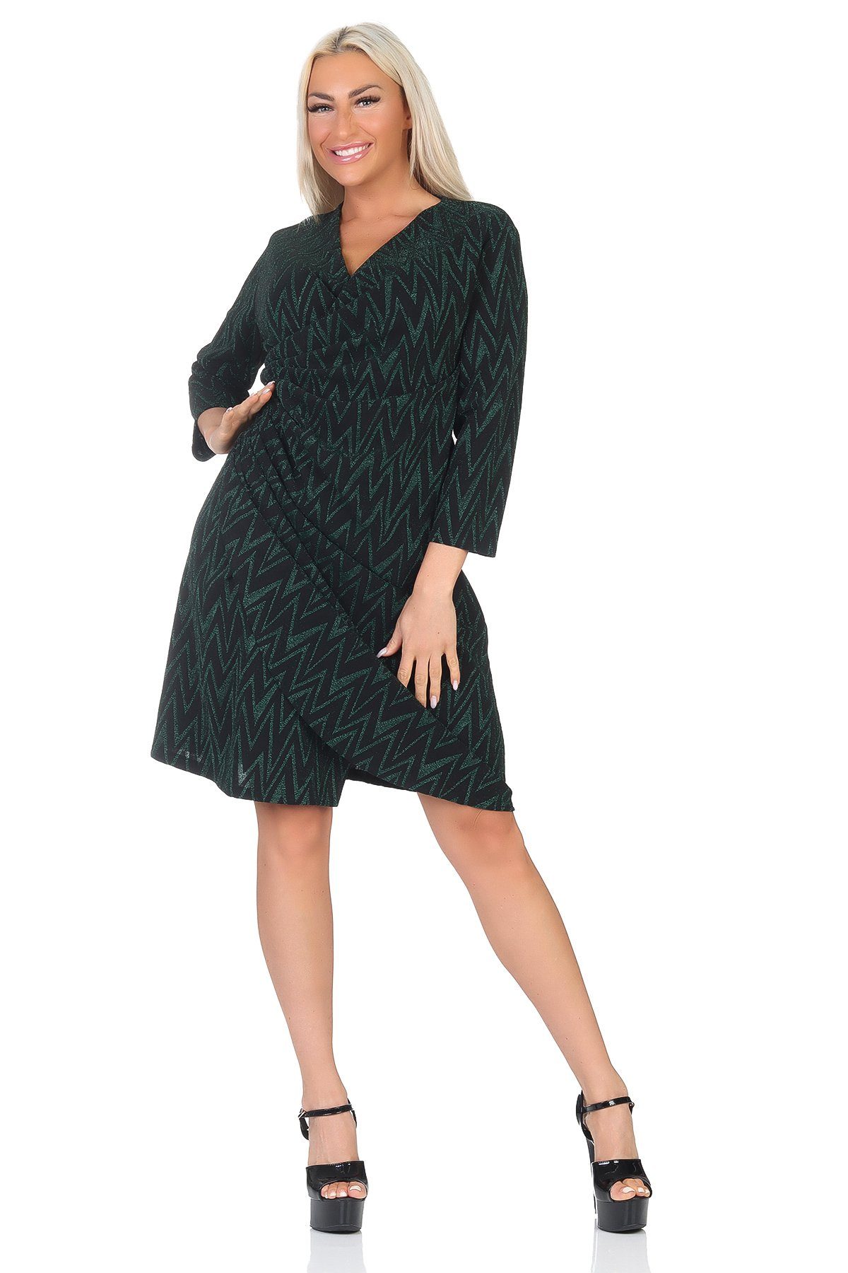 Rayshyne Minikleid PM-088 (Edles Abend Minikleid Jersey Abendkleid in Wicke günstig online kaufen