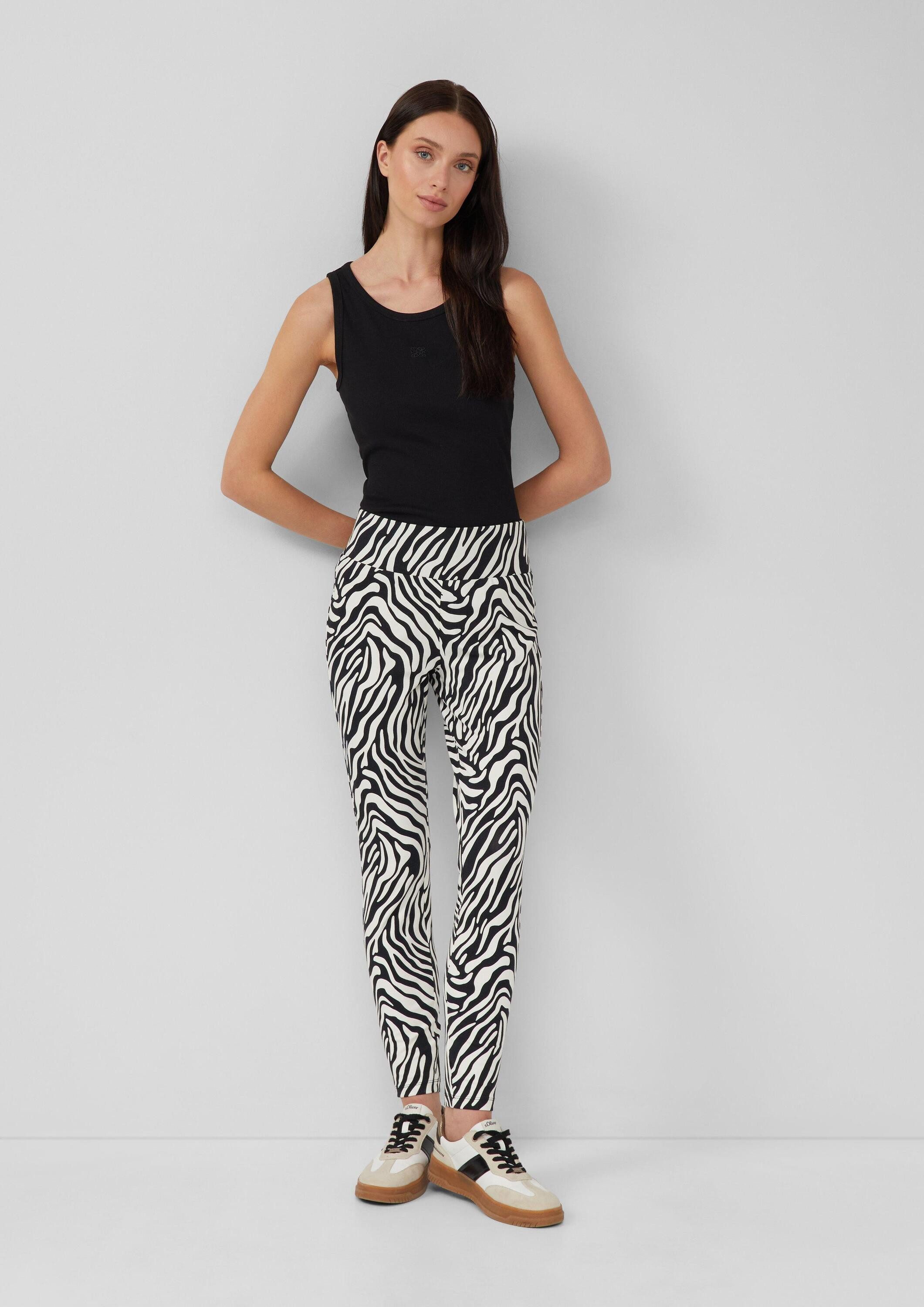 s.Oliver Leggings Leggins Leggings mit Animal-All-over-Print günstig online kaufen