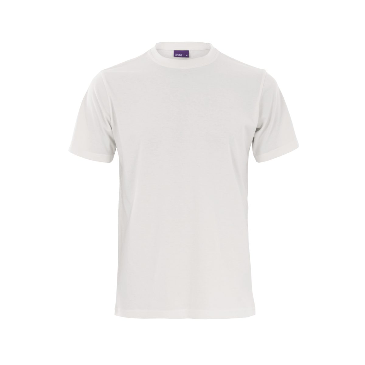 LIVING CRAFTS T-Shirt CLARK anschmiegsames Weiches, White Jersey Single