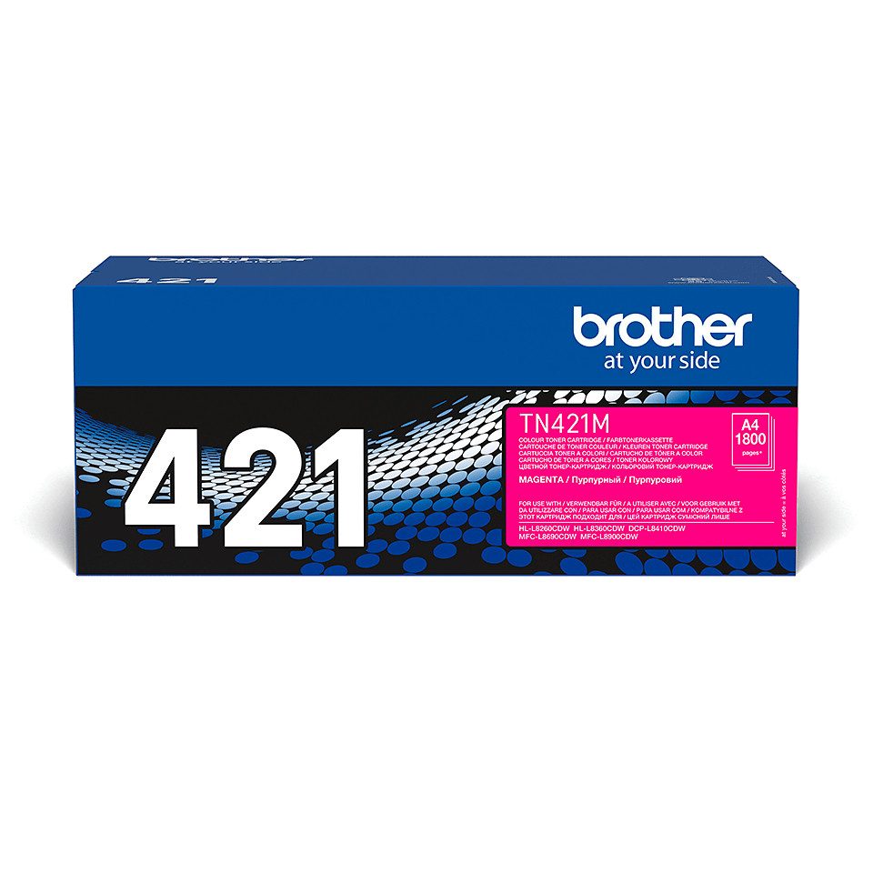 Brother Toner TN-421M Magenta (ca. 1800 Seiten) Tintenpatrone