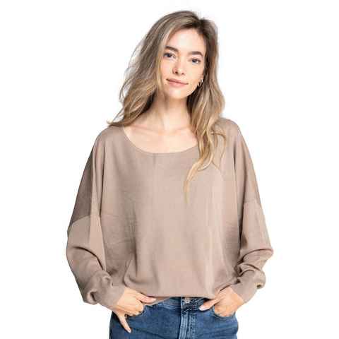 Zhrill Sweatshirt Pullover TALIA Taupe (0-tlg)