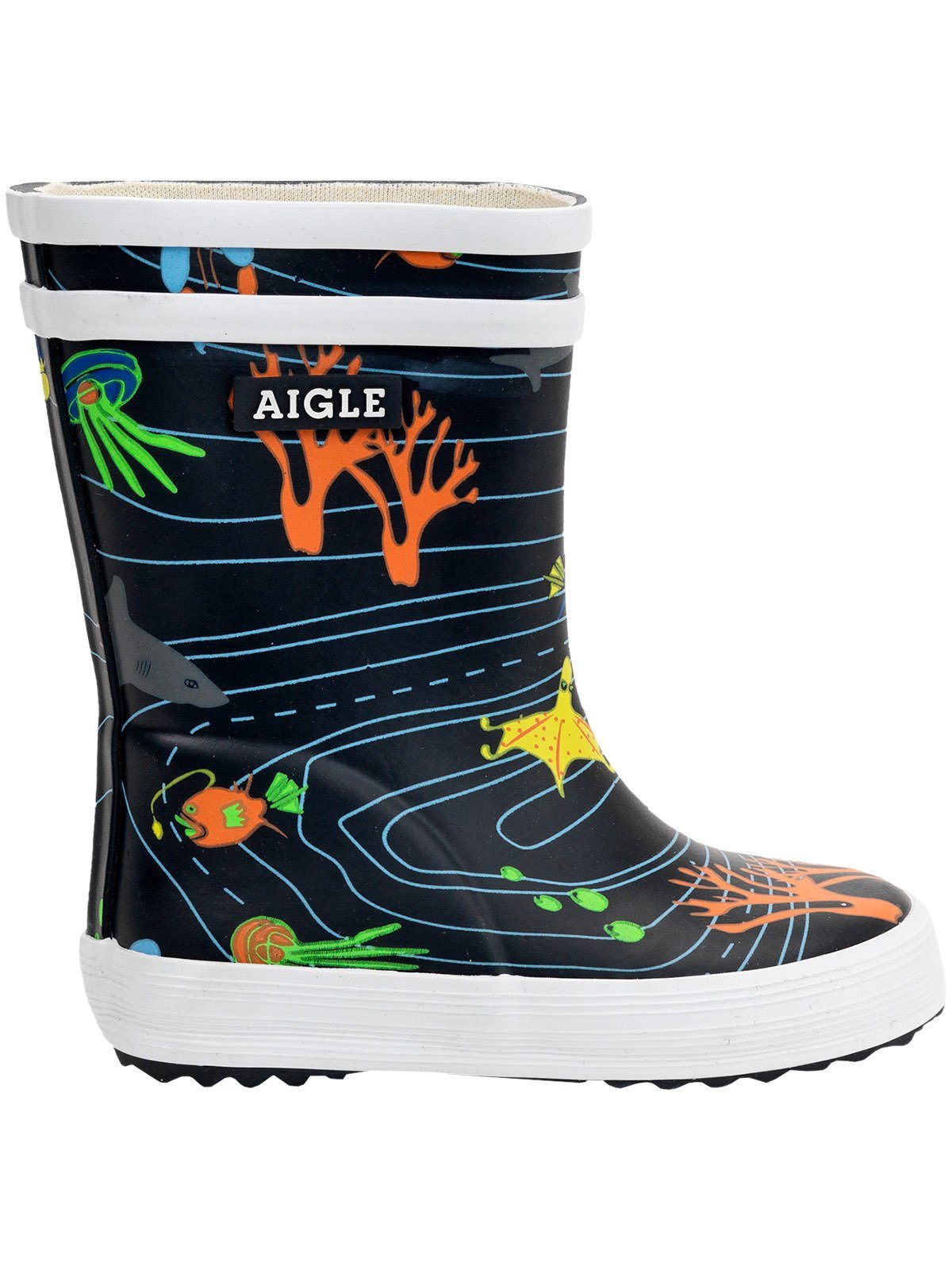 Aigle Baby-Flac Theme Tiefsee Резиновые сапоги