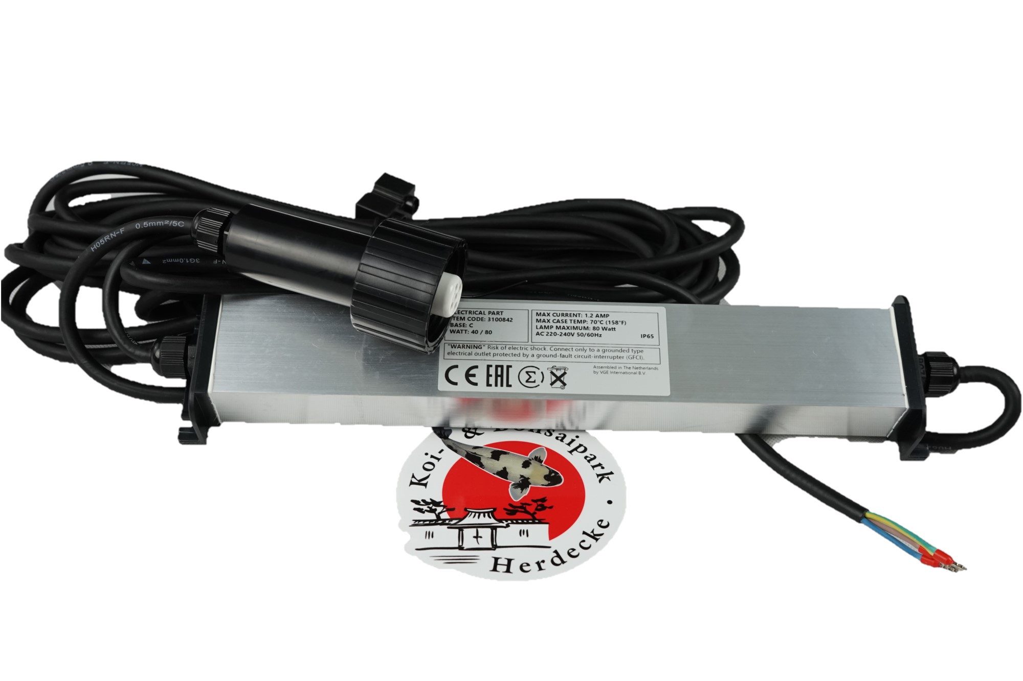 Aquaforte UVC-Klärer Aquaforte 40/80 Watt Amalgam Vorschaltgerät für Tauch UVC