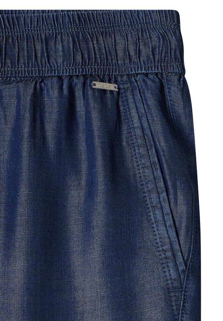 CECIL 3/4-Hose Cecil / Da.Casual-Hose / Style Neele Tencel Dark Blue