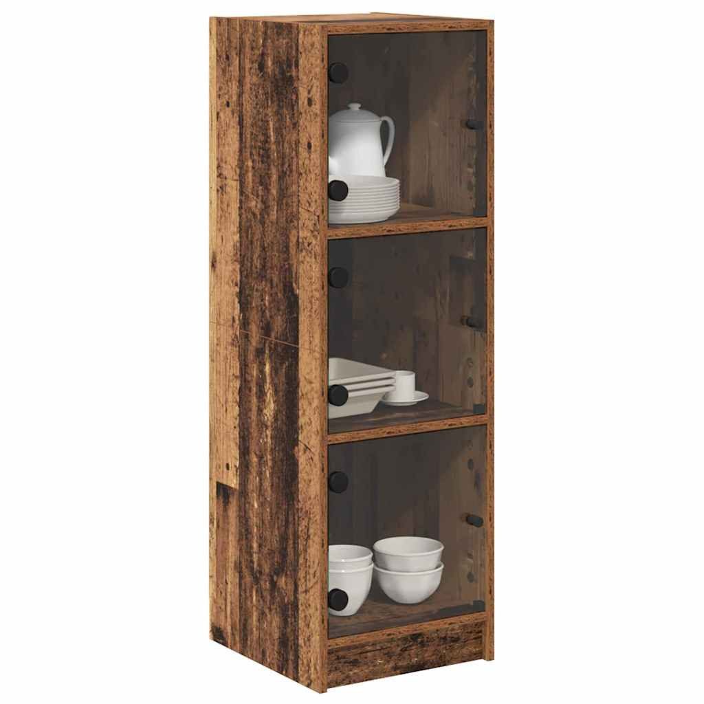 vidaXL Highboard Highboard Altholz 35 x 37 x 109 cm Holzwerkstoff (1 St)