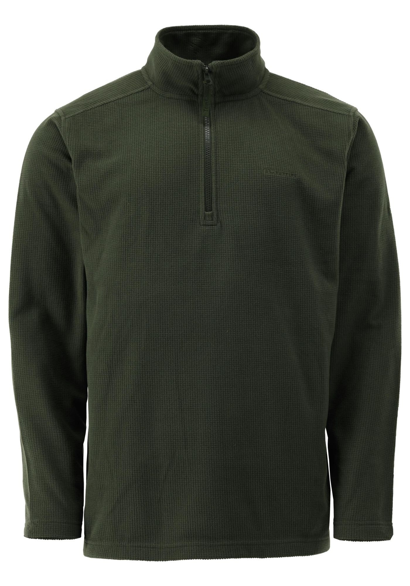 Tom Collins Sweatshirt Globi Regular Fit, Hochgeschlossen, 1/1-Arm, Lederemblem auf der Schulter