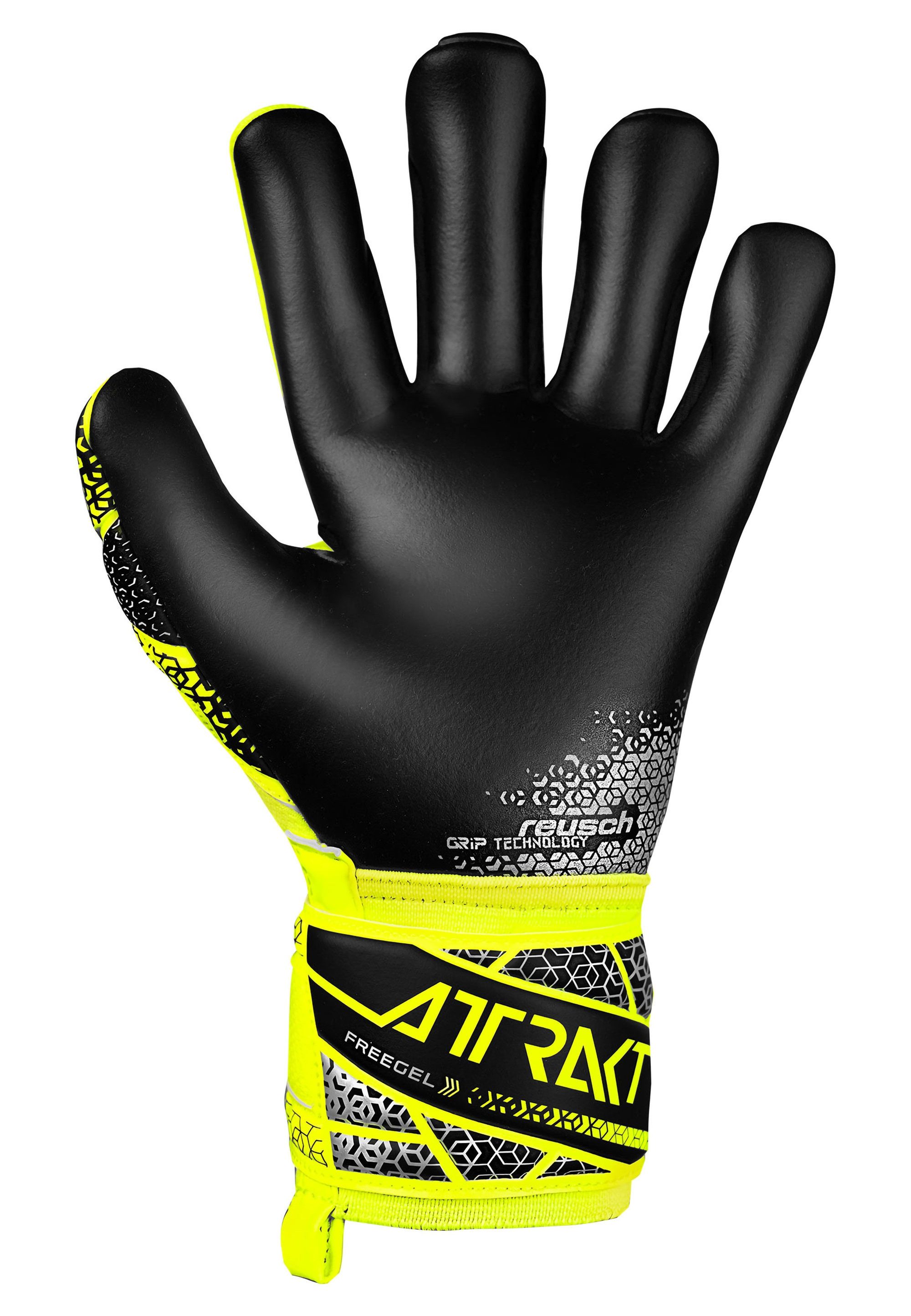 Reusch Torwarthandschuhe Attrakt Freegel Silver Junior mit Evolution Negative Cut