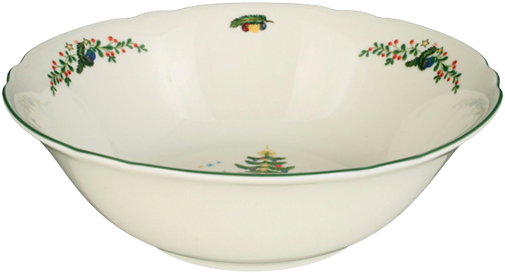 Seltmann Weiden Schüssel Marieluise Weihnachten, Porzellan, (1-tlg), Schale mit weihnachtlichem Dekor