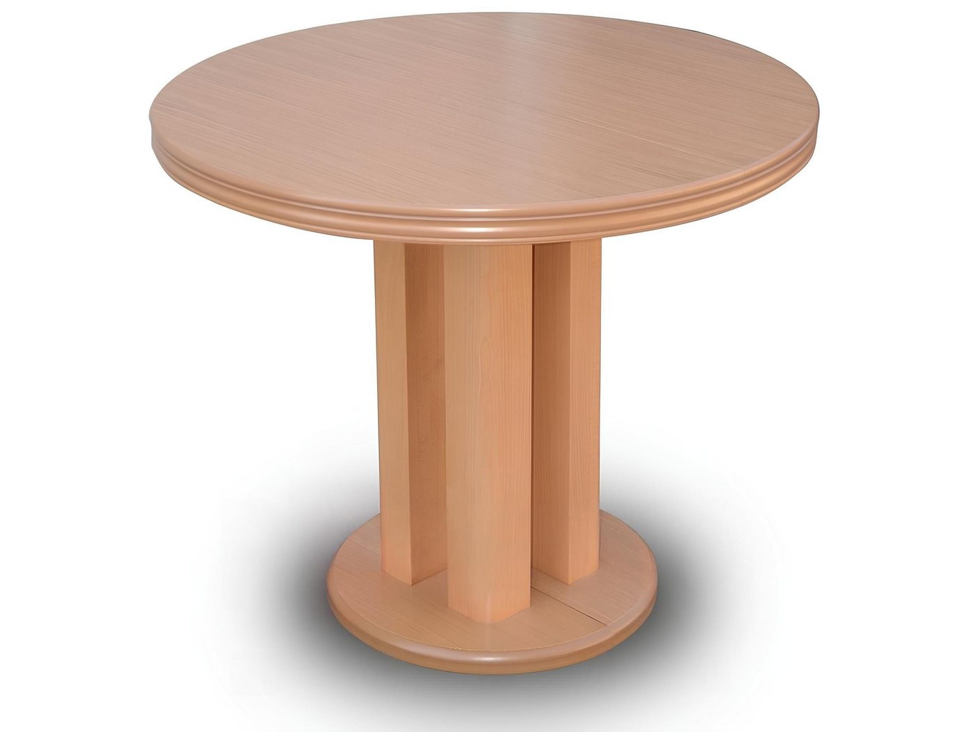 JVmoebel Esstisch Runder Holz Tisch ausziehbar für Ess- und Wohnzimmer (Esstisch S35A Material : Holz), Made in Europa